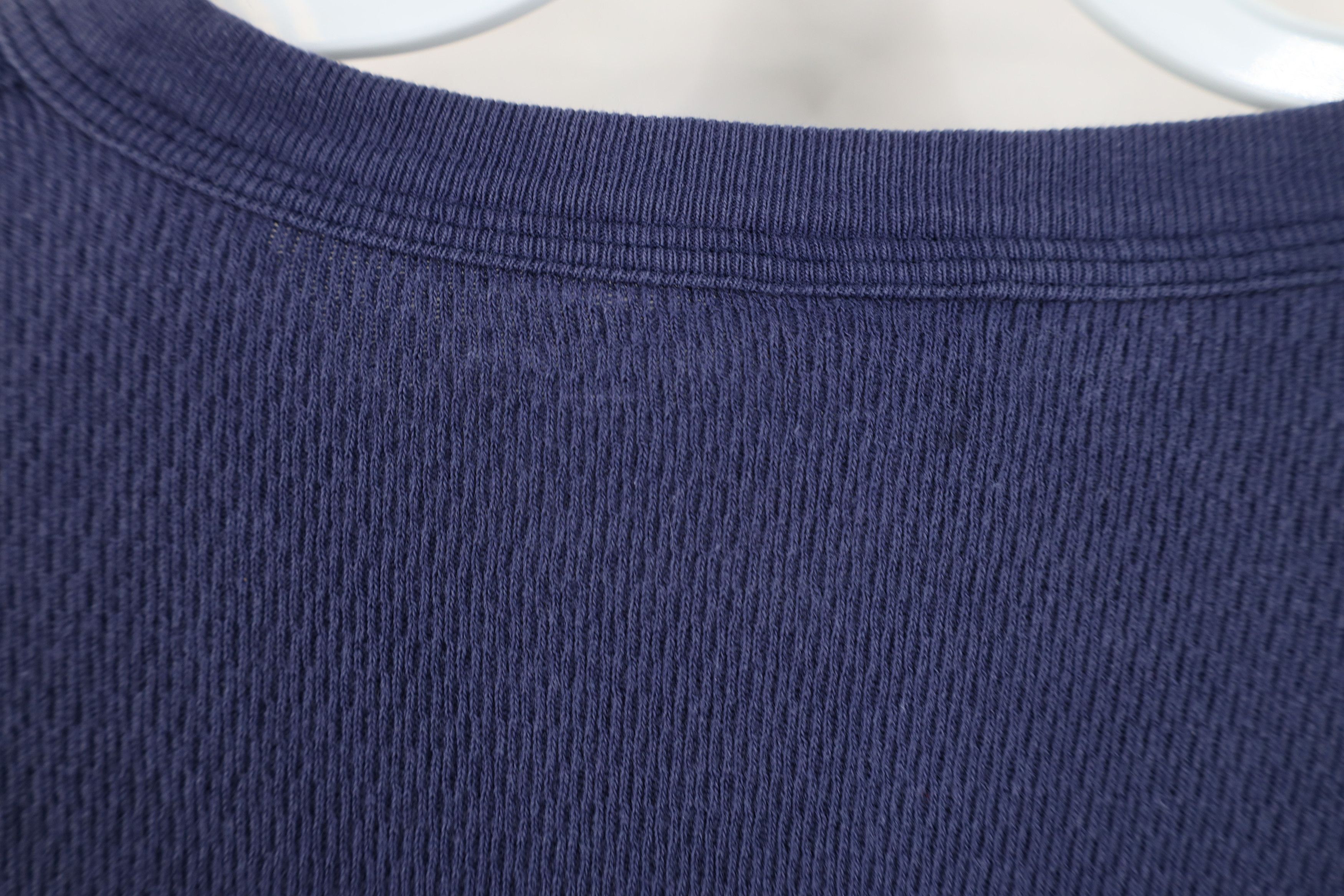 Vintage Vintage 70s Streetwear Waffle Knit Long Sleeve T-Shirt USA Size US L / EU 52-54 / 3 - 8 Thumbnail