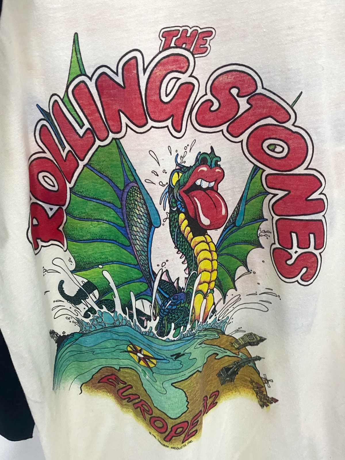 The Rolling Stones The Rolling Stones Vintage 1982 Europe Tour UK Leeds T-Shirt Size US L / EU 52-54 / 3 - 10 Thumbnail