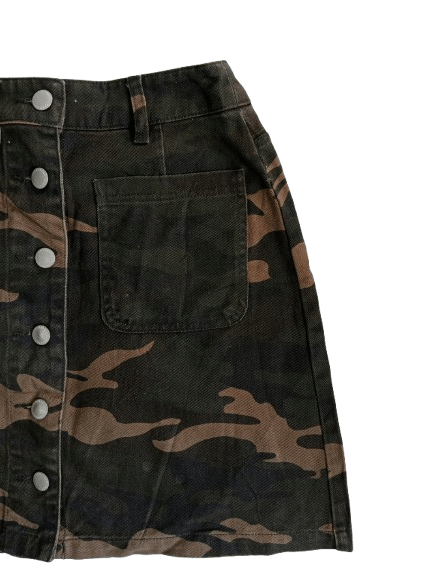 LOWRYS FARM LOWRYS FARM Camo Mini Skirt Double Pocket Size 26" / US 2 / IT 38 - 3 Thumbnail