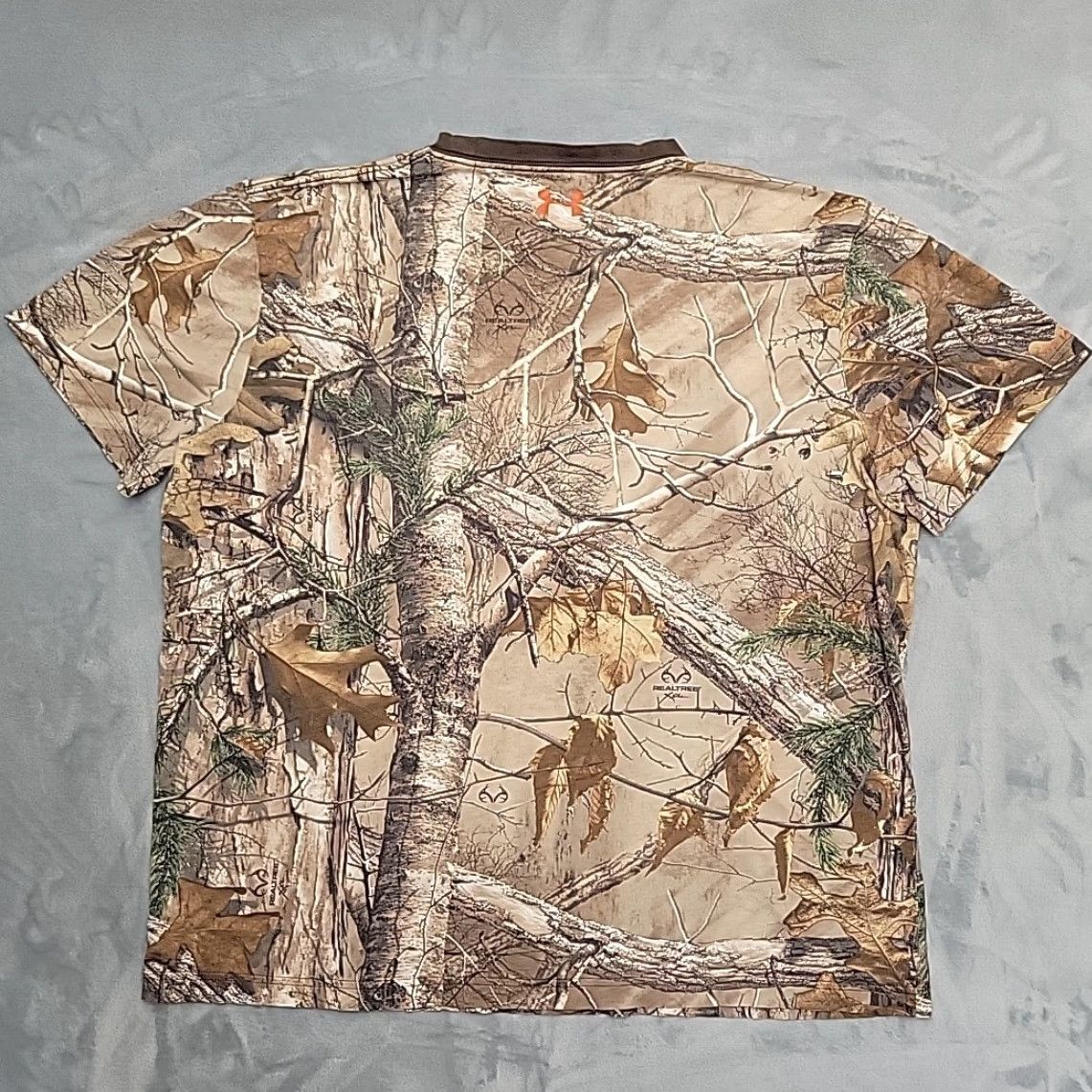 Under Armour Under Armour Camo Shirt Mens XL Brown Realtree Xtra Short Sleeve Tee Size US XL / EU 56 / 4 - 5 Thumbnail