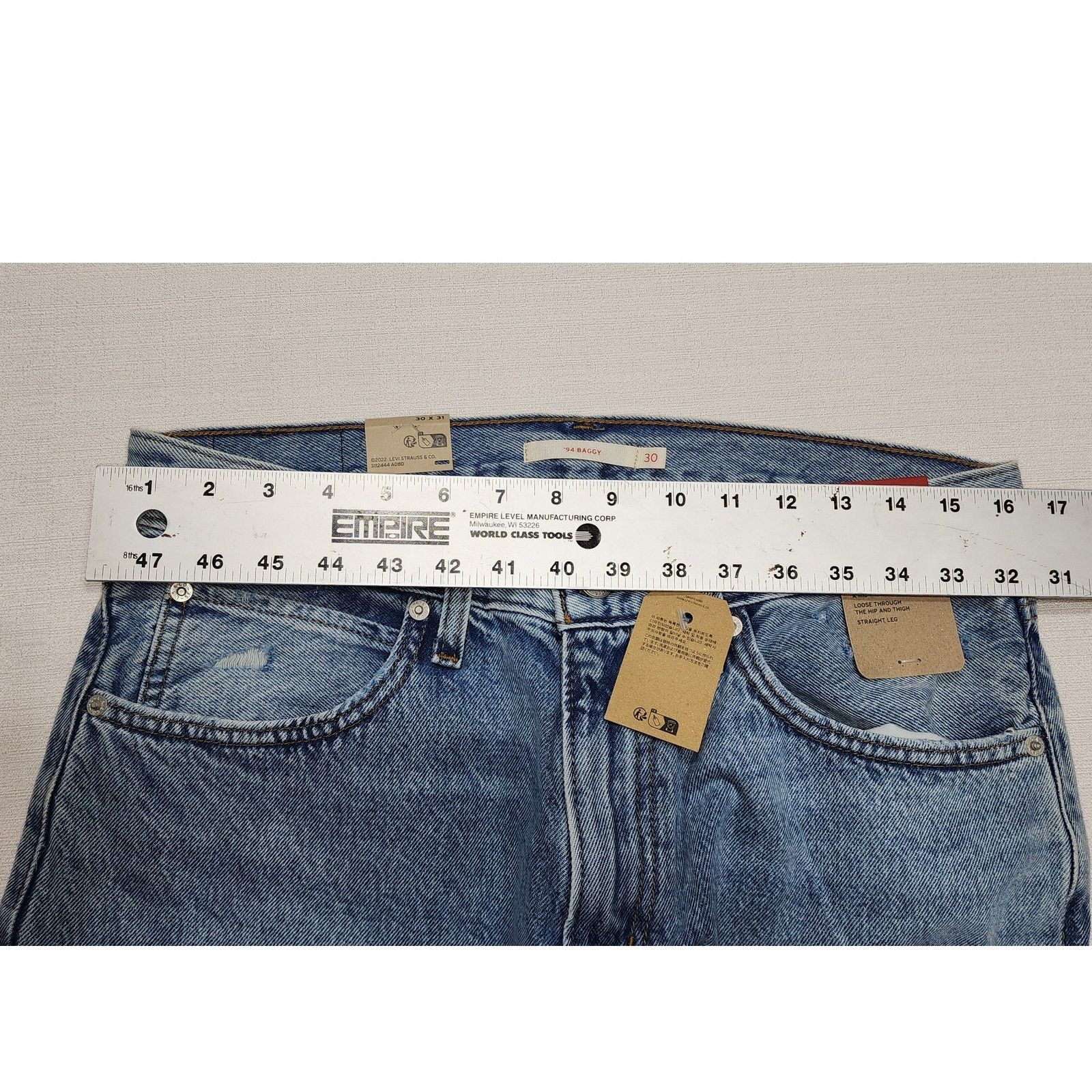 Levi's Levi's 94 baggy mid rise loose hips and thigh W30''x L31'' Size 30" / US 8 / IT 44 - 4 Thumbnail