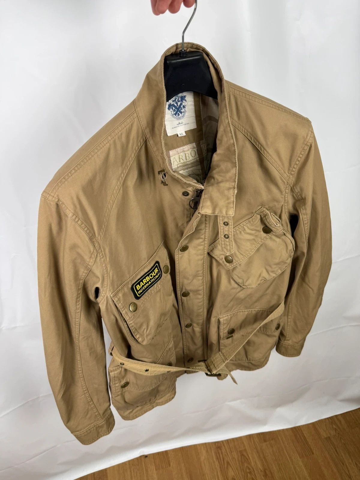 Barbour Barbour International Vintage Jacket Belted size XL Size US XL / EU 56 / 4 - 7 Thumbnail