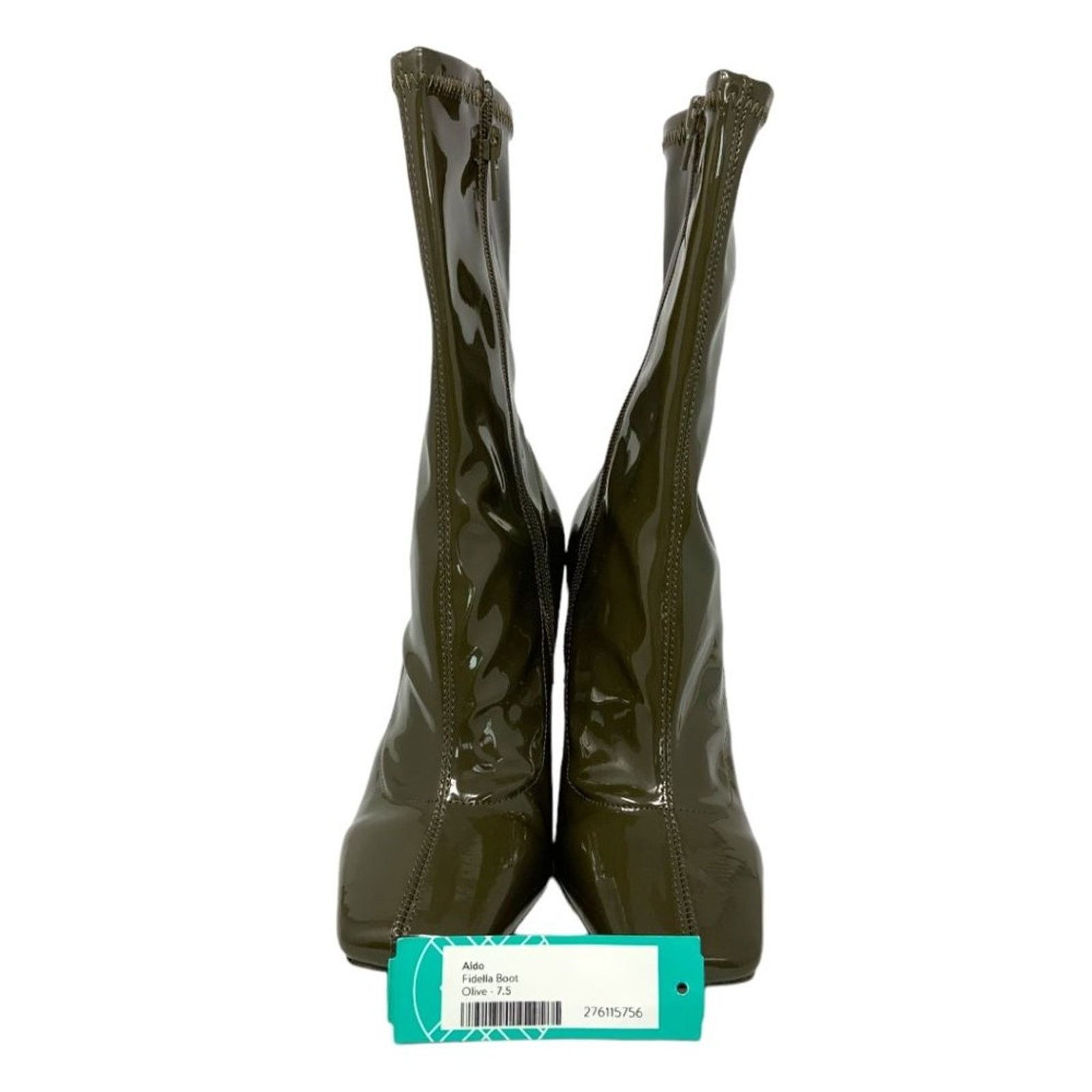 Aldo Aldo Fidella Ankle Bootie Olive Green Size 7.5 NWT $140 MSRP Size US 7.5 / IT 37.5 - 3 Thumbnail