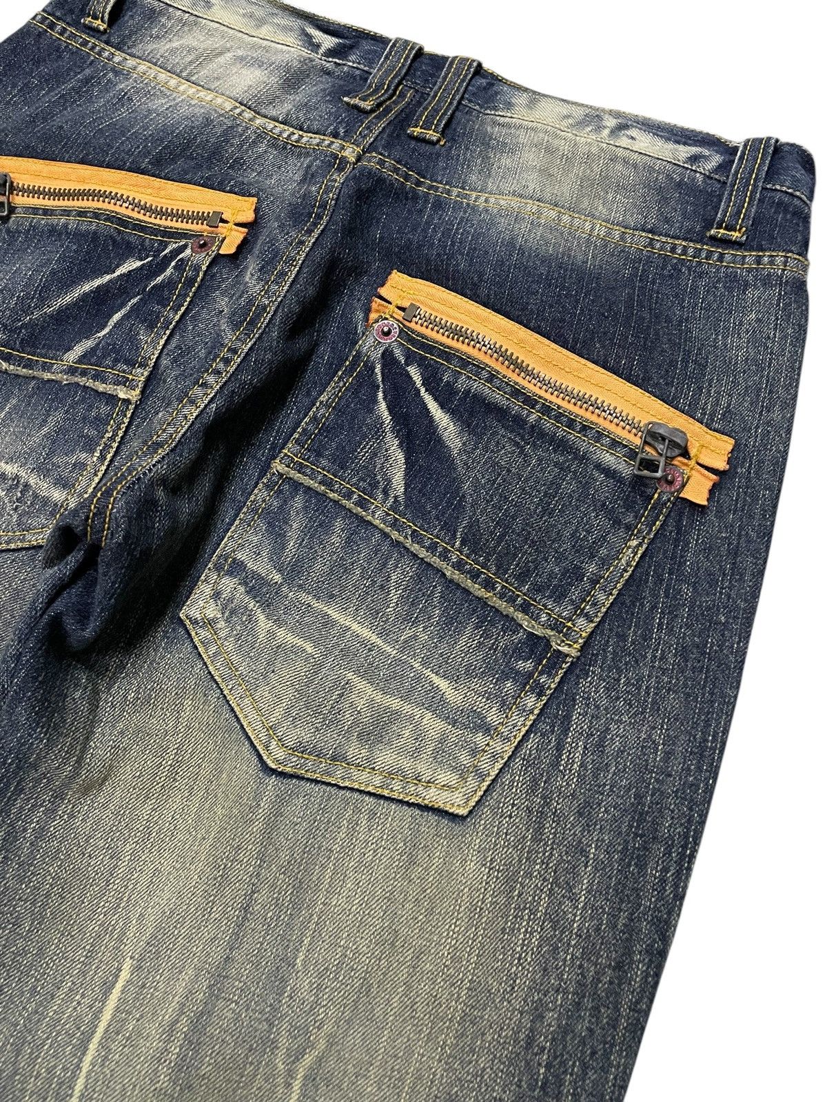 Hysteric Glamour Clone Devgru Japan Mud Wash Zipper Pocket Jeans Size US 32 / EU 48 - 18 Thumbnail