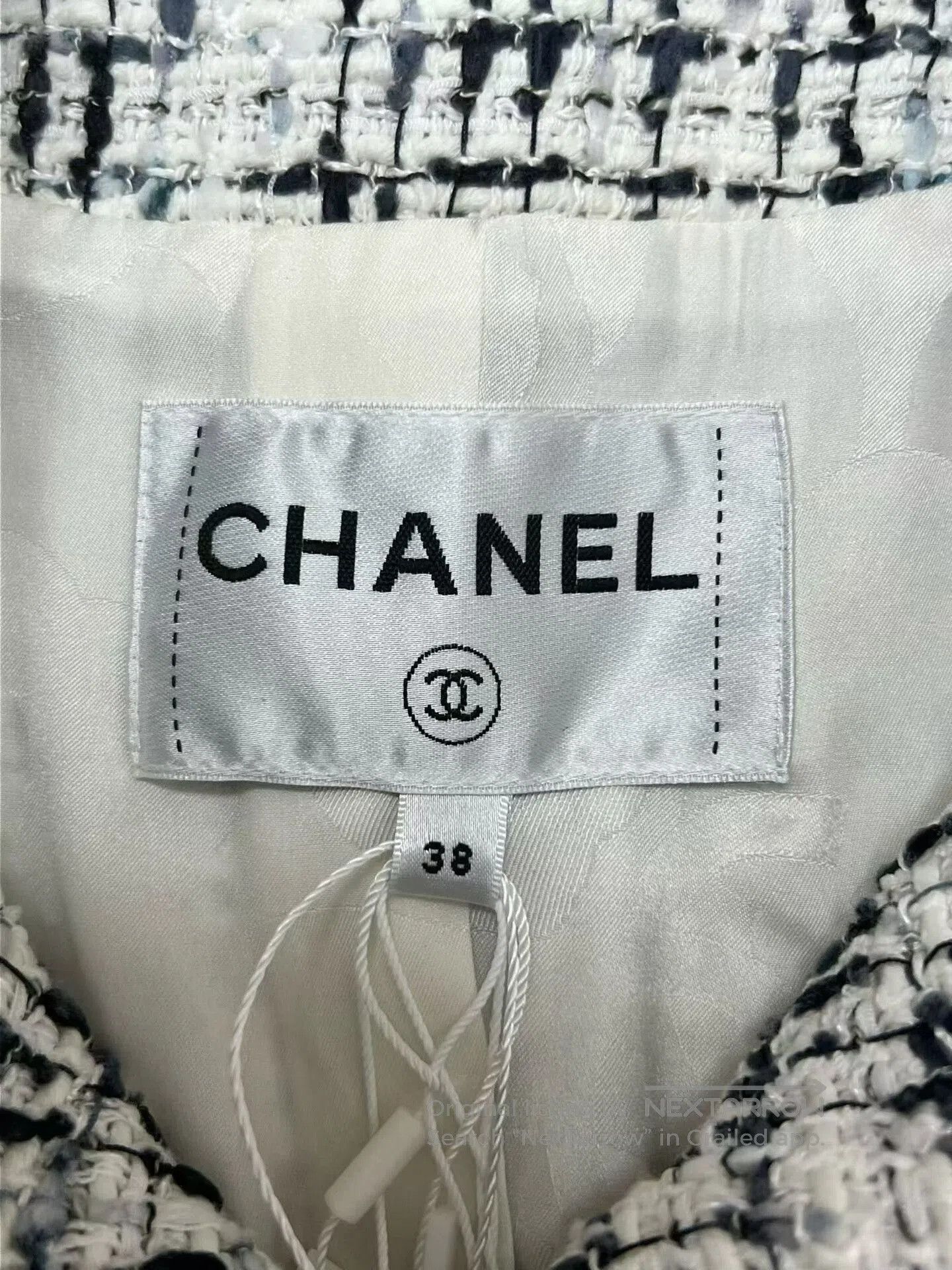 Chanel Chanel Pearl Woven Tweed Jacket. Size S / US 4 / IT 40 - 7 Thumbnail