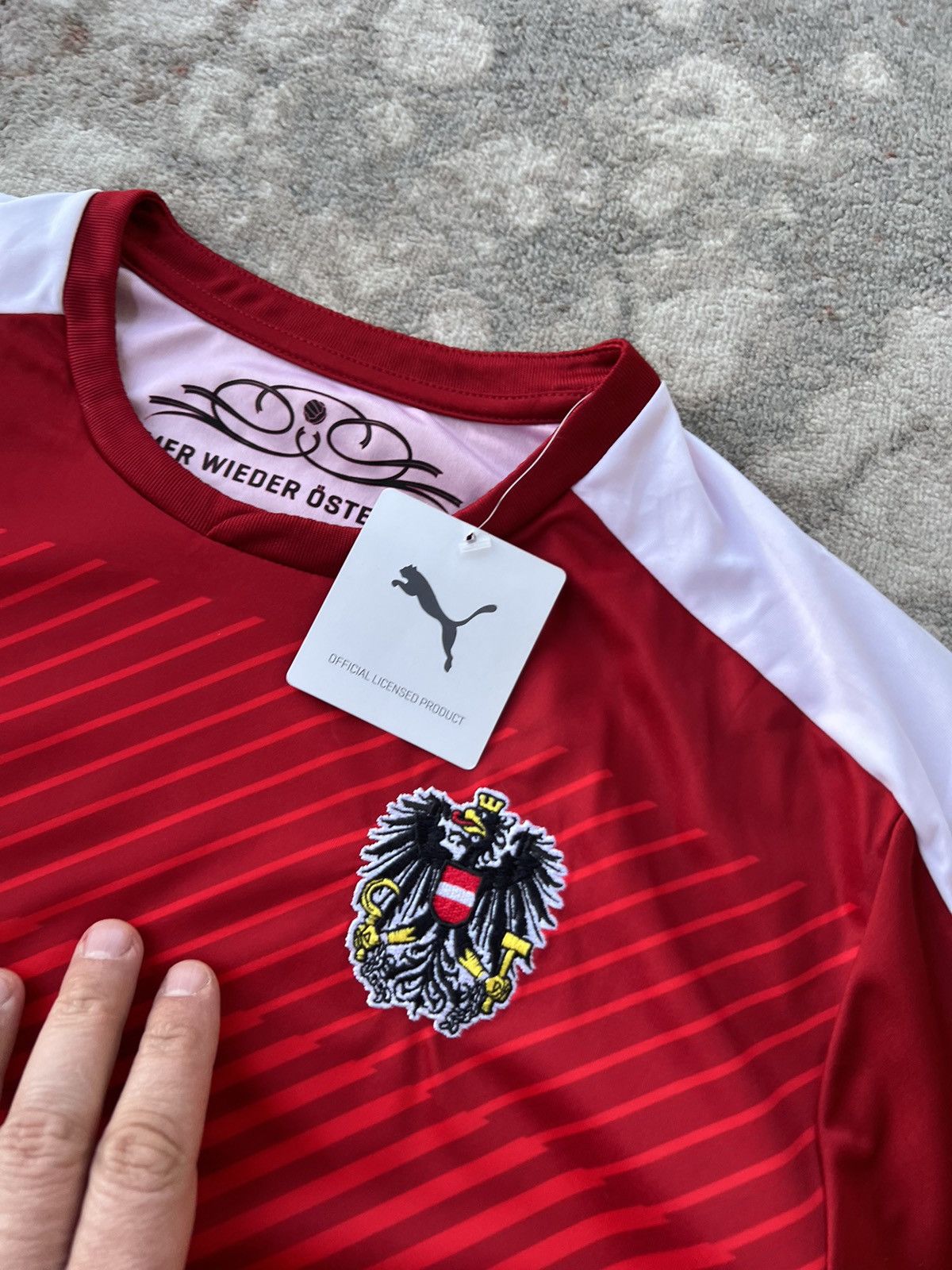 Puma Puma Austria Home Jersey Size US L / EU 52-54 / 3 - 2 Thumbnail