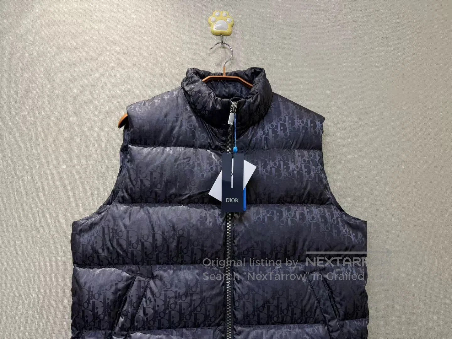 Dior Dior Smoke Color Full Logo Down Vest| Size US L / EU 52-54 / 3 - 2 Thumbnail