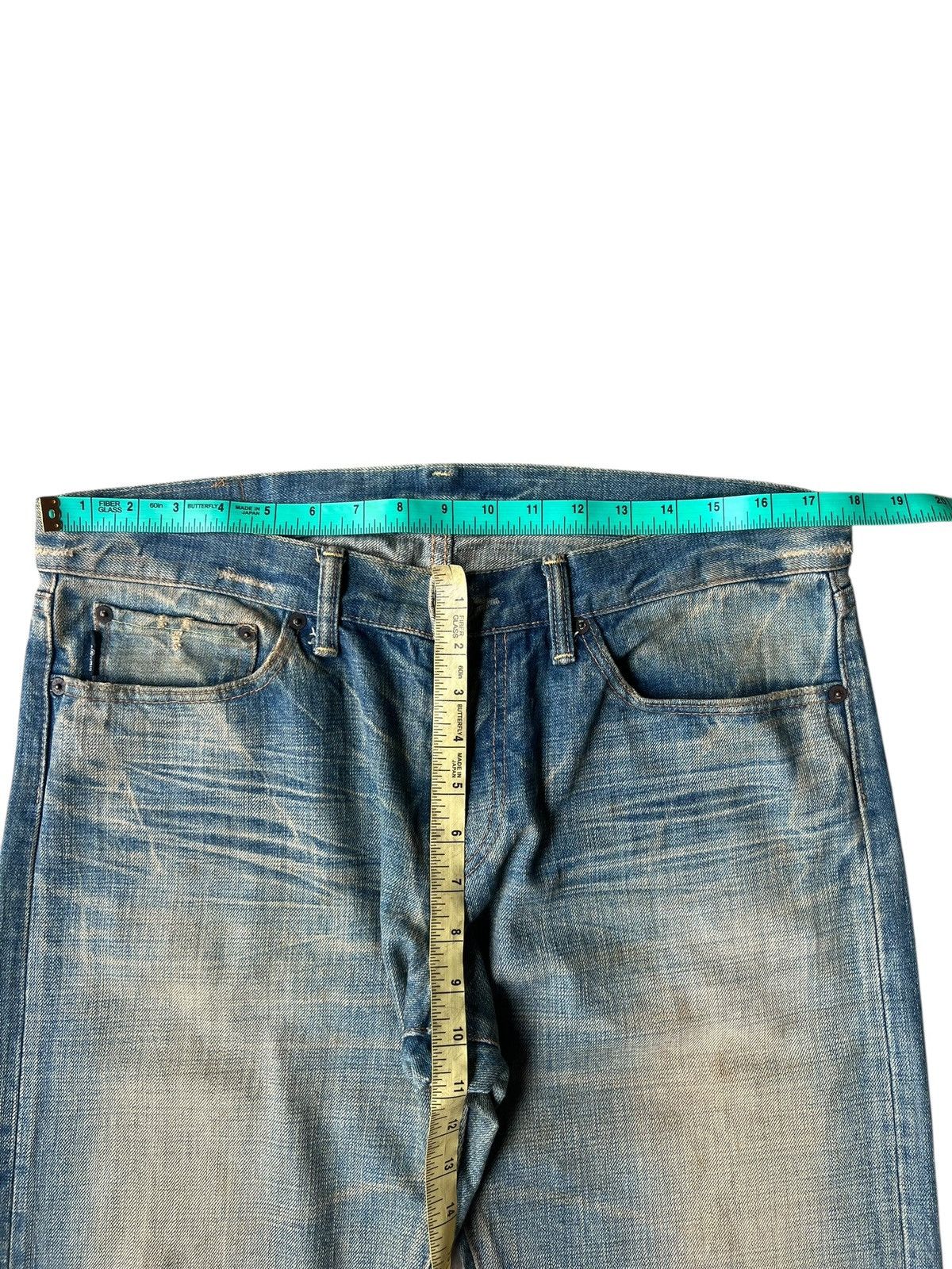 Eternal ETERNAL Japan Buttonfly Distressed Aging Mud Denim Jeans Size US 34 / EU 50 - 4 Thumbnail