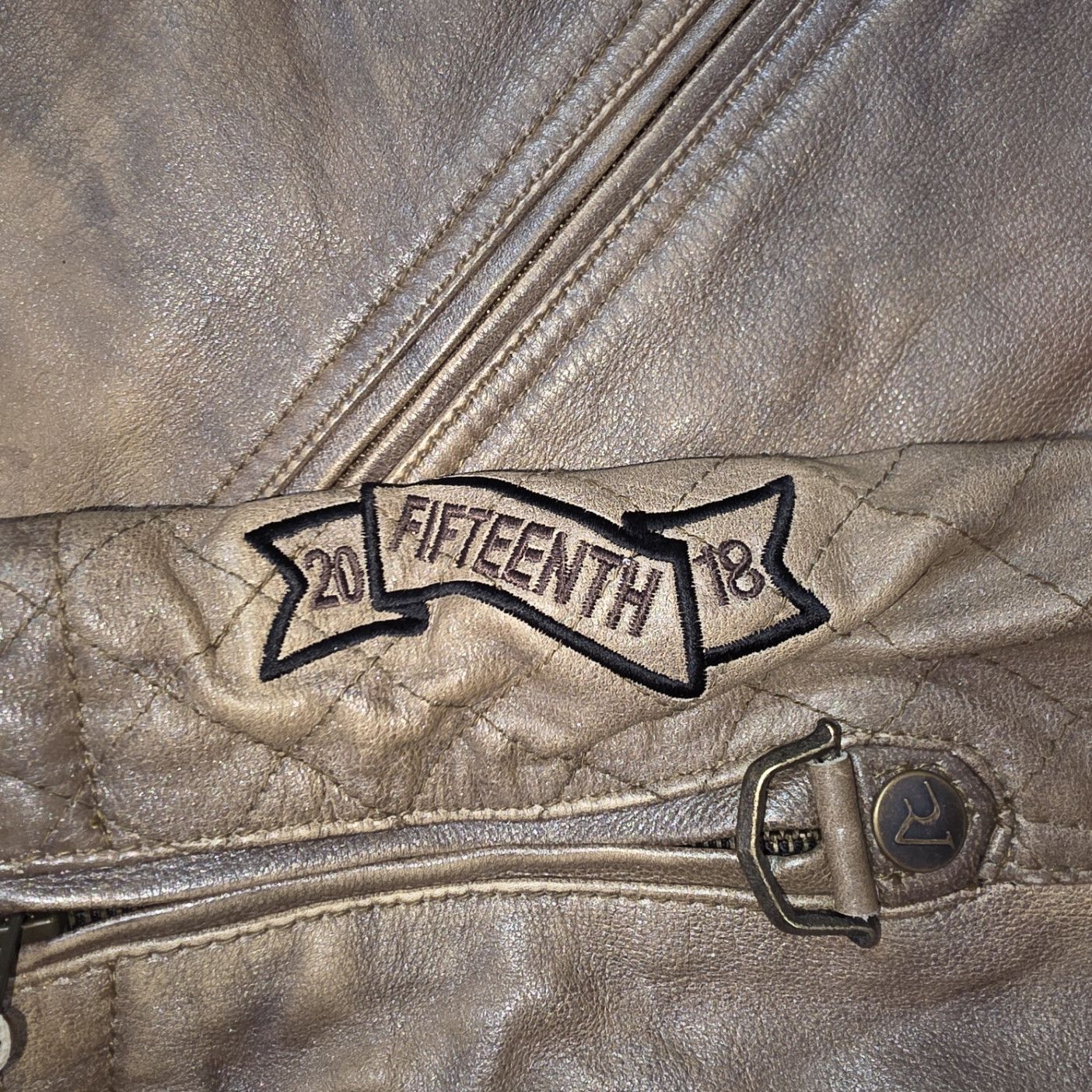 Other Rodeo Vegas Distressed Leather Western Moto Jacket Size US M / EU 48-50 / 2 - 5 Thumbnail