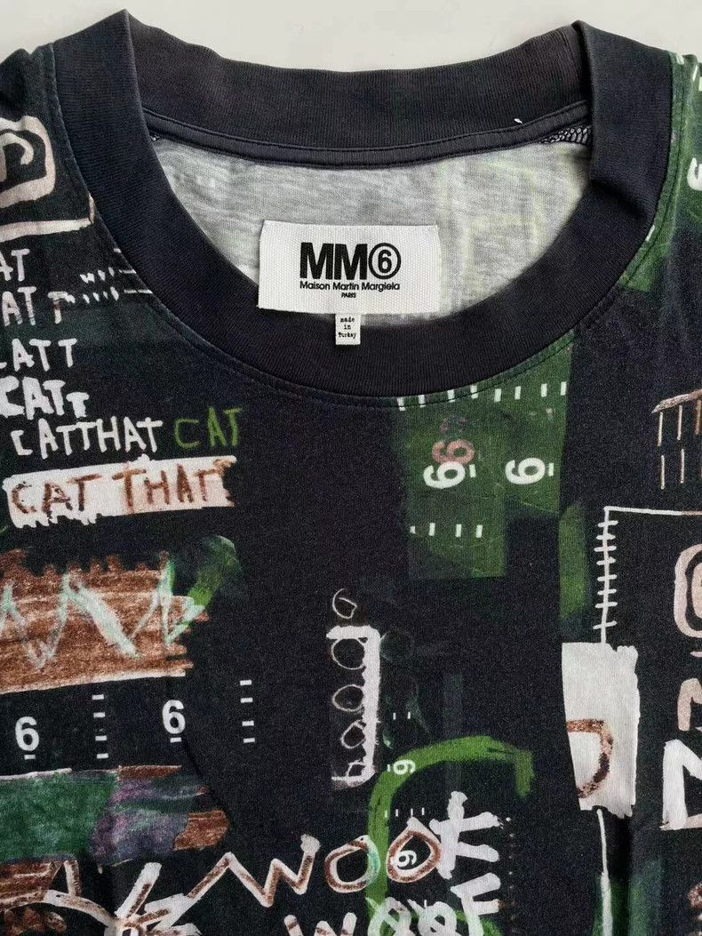 Maison Margiela Maison Margiela Mid-length graffiti T-shirt 2504-Nextarrow Size S / US 4 / IT 40 - 4 Thumbnail
