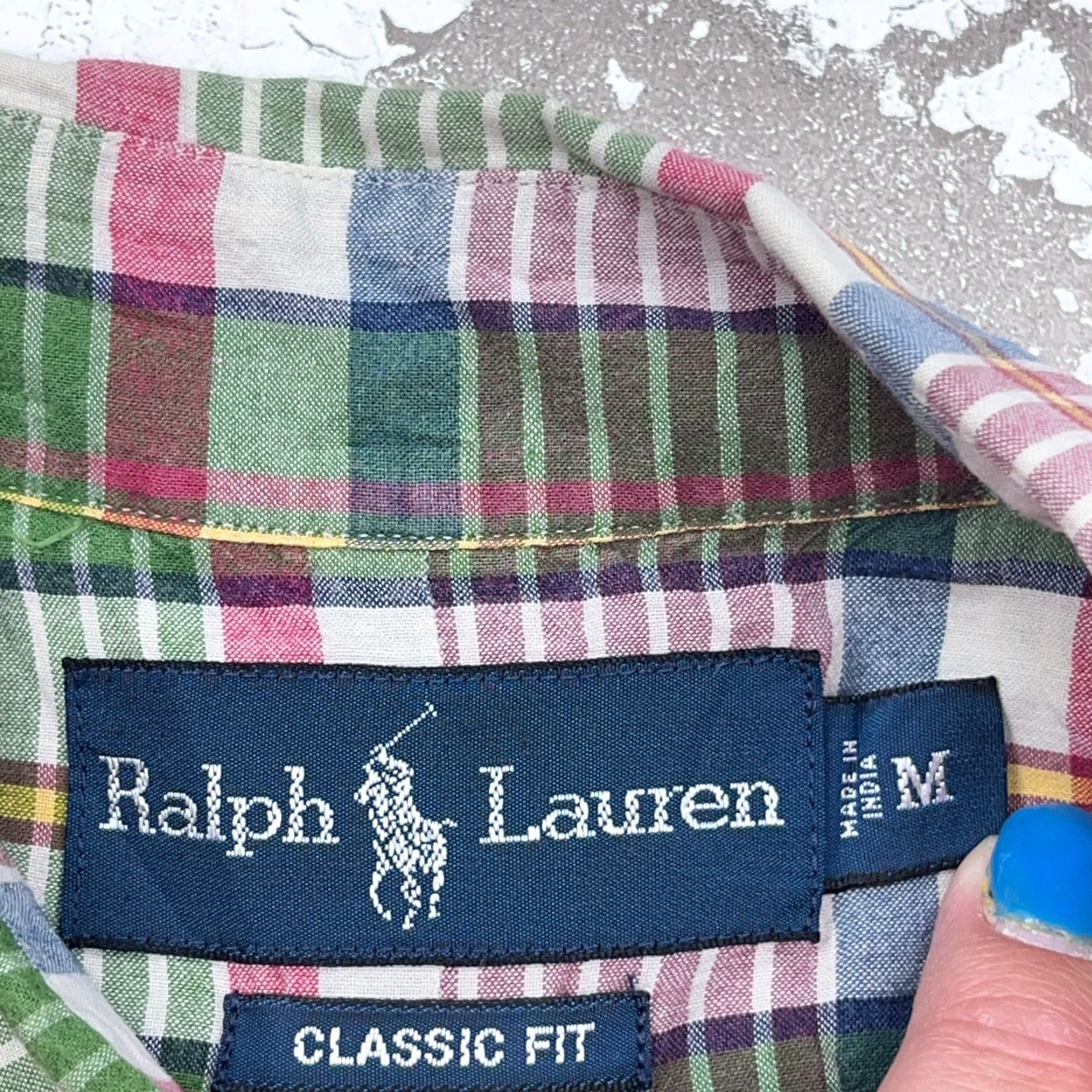 Ralph Lauren Ralph Lauren Shirt Men Medium Button Up Classic Fit Green Pink Tartan Plaid Camp Size US M / EU 48-50 / 2 - 4 Thumbnail