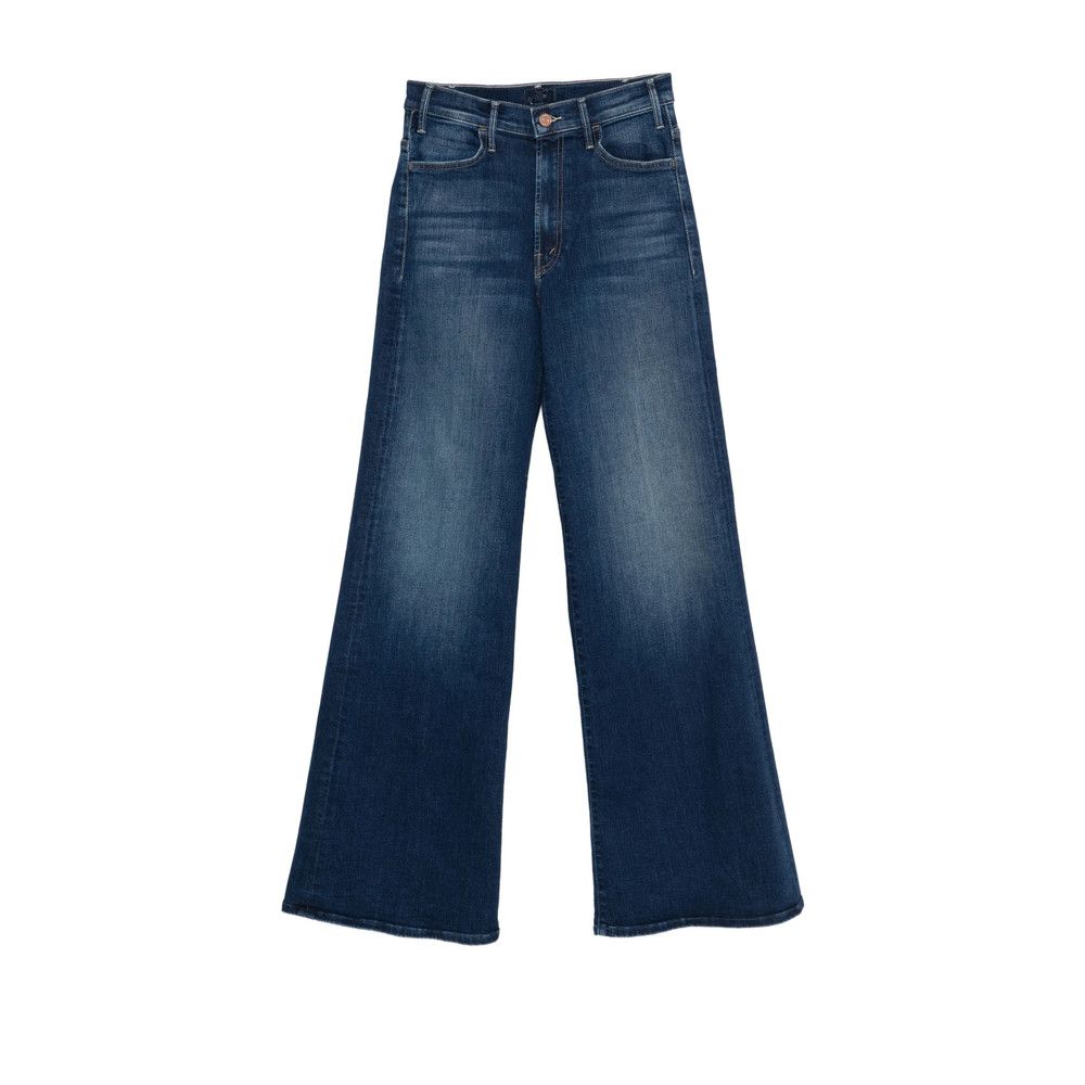 MOTHER Mother BLUE Denim - Wide-Leg Jeans Size 29" - 1 Thumbnail