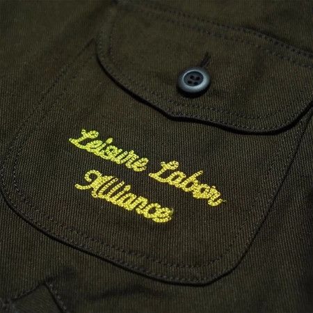 Vintage Work Jacket Boxy Fit Brown Fuelo Script - Hanoon Industries Size US L / EU 52-54 / 3 - 3 Thumbnail