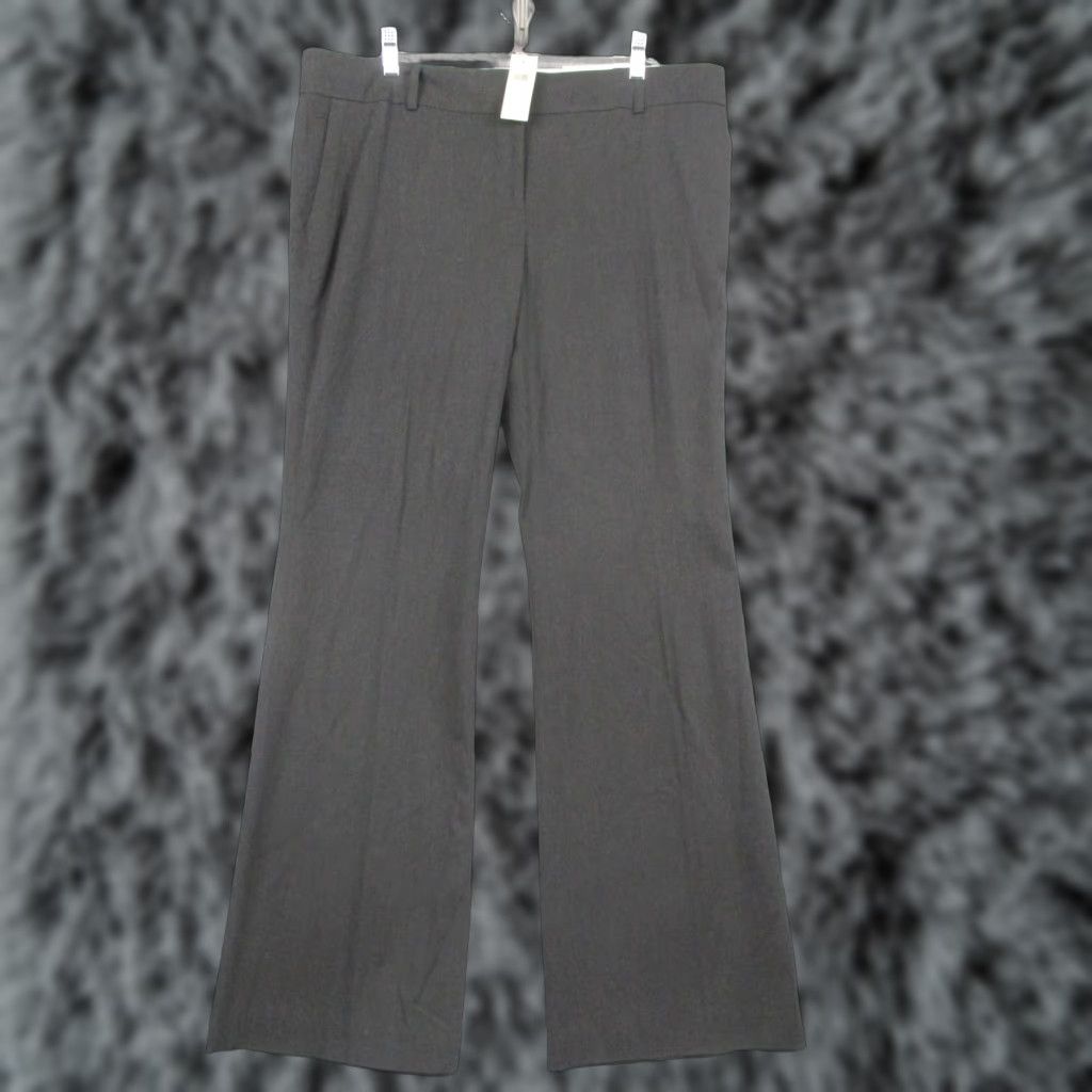 Ann Taylor Ann Taylor City Fit Trouser Leg Pants Womens 14 Gray Dress Career Work Office Size 36" / US 14 / IT 50 - 1 Thumbnail