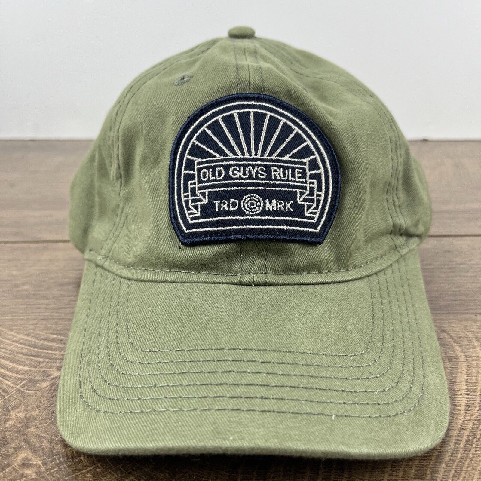 Other Old Guys Rule Hat Old Guys Hat Green Hat Adjustable Hat Gree Size ONE SIZE - 3 Thumbnail