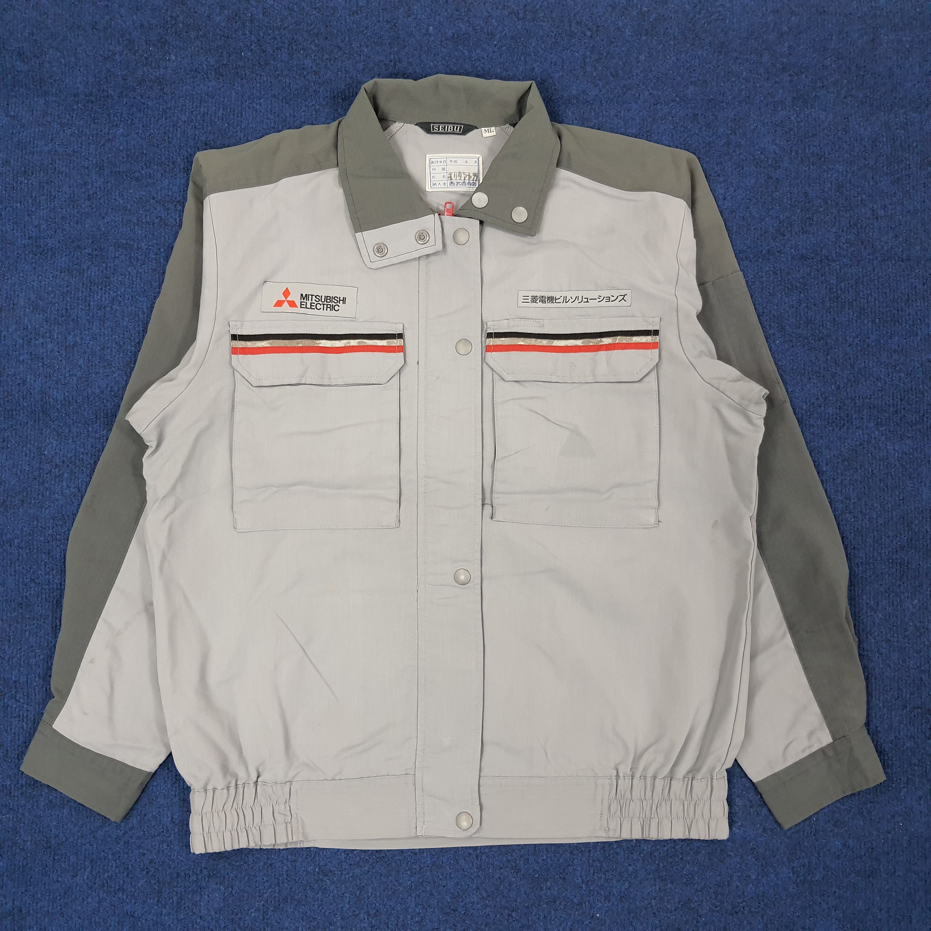 Japanese Brand Vintage Mitsubishi Japan Motorsports Racing Jacket C243N31 Size US M / EU 48-50 / 2 - 2 Thumbnail