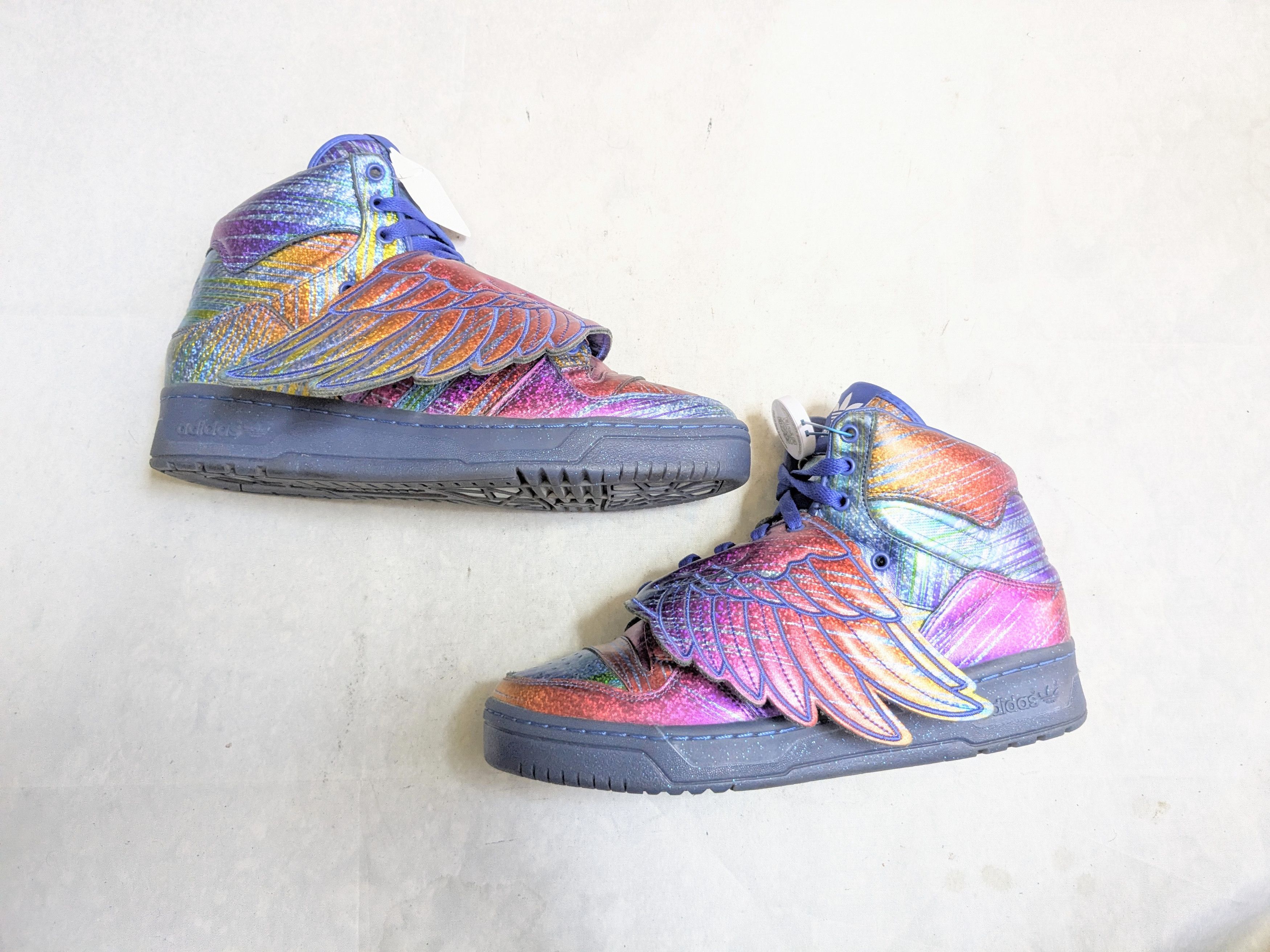 Jeremy Scott Adidas Jeremy Scott JS Wings Rainbow Foil Sneakers Q23650 Size US 10.5 / EU 43-44 - 1 Thumbnail