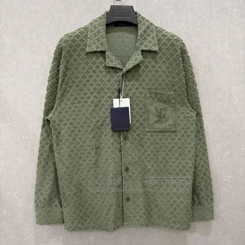 Louis Vuitton Louis Vuitton Jacquard Terry jacket shirt Size US L / EU 52-54 / 3 - 1 Thumbnail