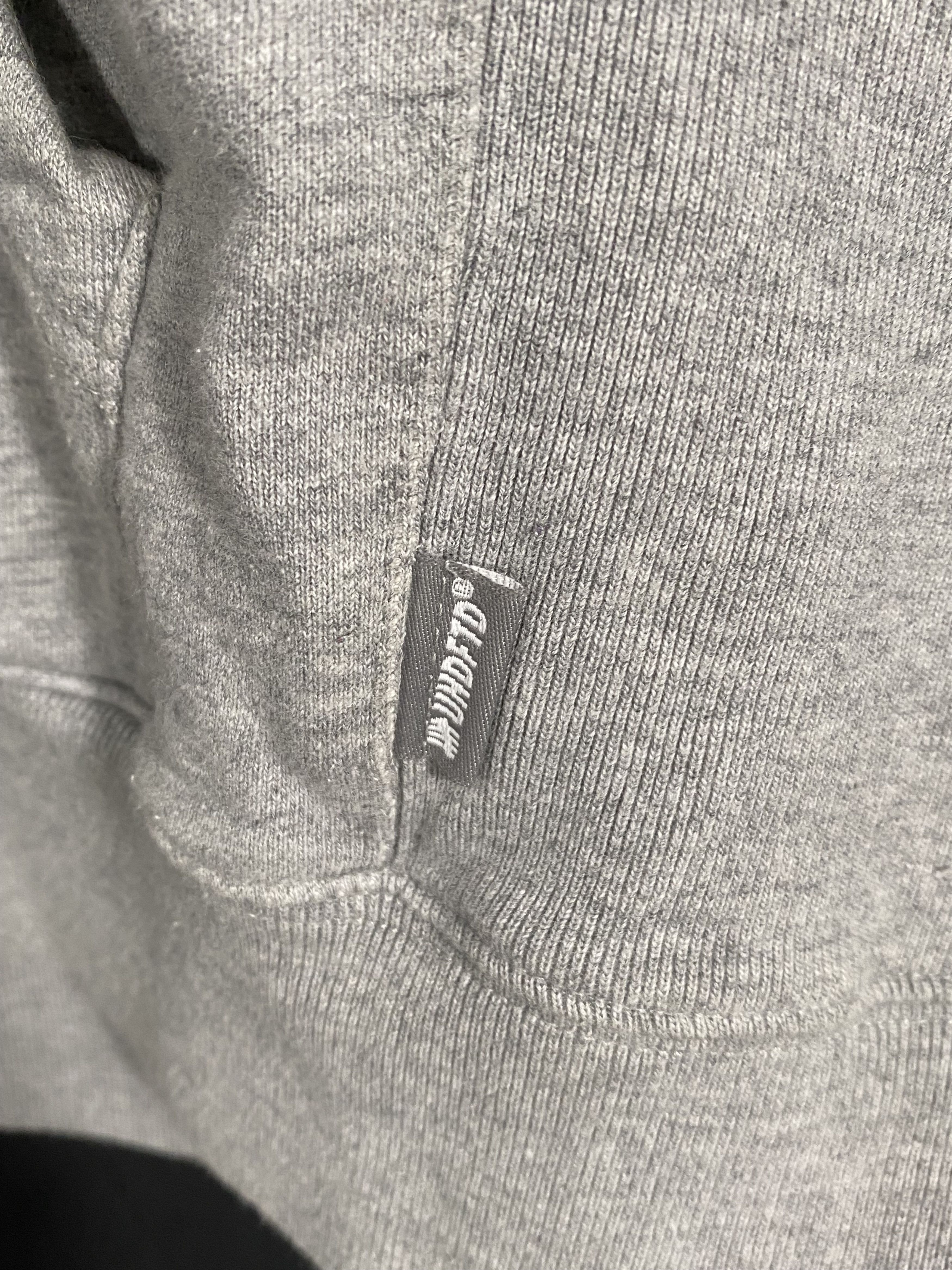 Undefeated Undefeated 5 Strikes Full Zip Gray Hoodie Size XL Size US XL / EU 56 / 4 - 3 Thumbnail