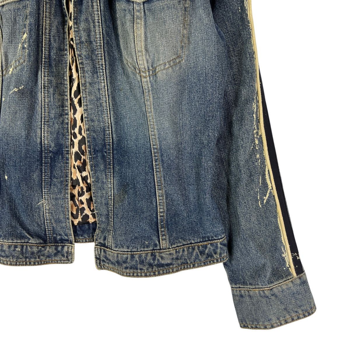 Dolce & Gabbana 🔥 Dolce & Gabbana Denim Line 21 Leopart Lining Jacket Size M / US 6-8 / IT 42-44 - 8 Thumbnail