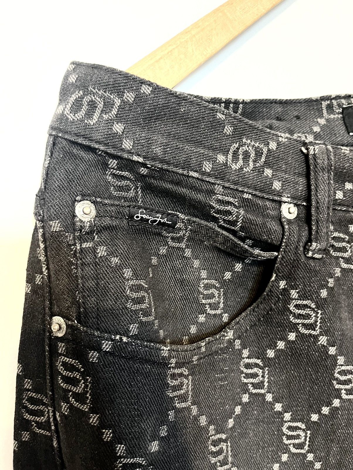 Sean John Vintage Sean John Gucci monogram denim pants Size US 30 / EU 46 - 4 Thumbnail
