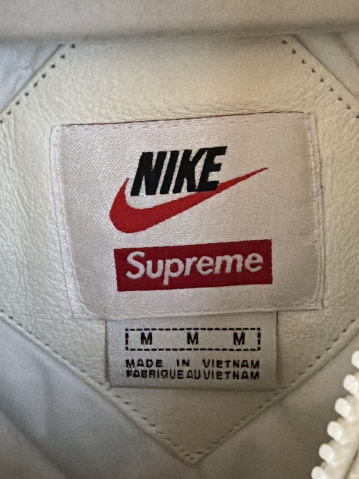 Nike × Supreme SUPREME X NIKE LEATHER JACKET Size US M / EU 48-50 / 2 - 2 Thumbnail