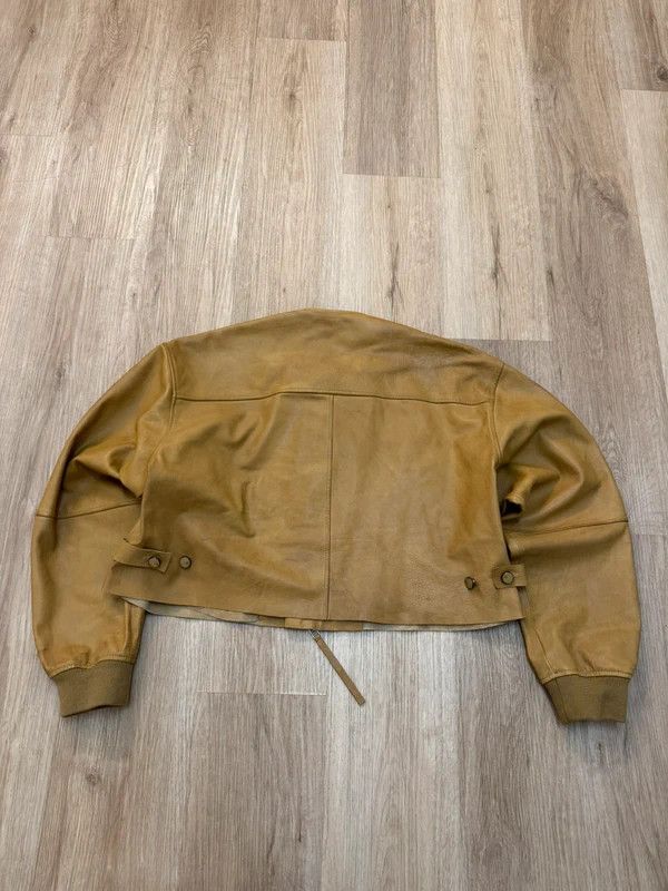 Other Alysi Cropped Boxy Leather Jacket Italy Pelle size M Size M / US 6-8 / IT 42-44 - 2 Thumbnail