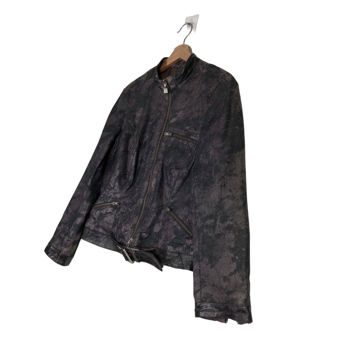 Japanese Brand 🔥Vintage Biker Jacket Bondage Design Embroidered Cat Size US M / EU 48-50 / 2 - 2 Thumbnail