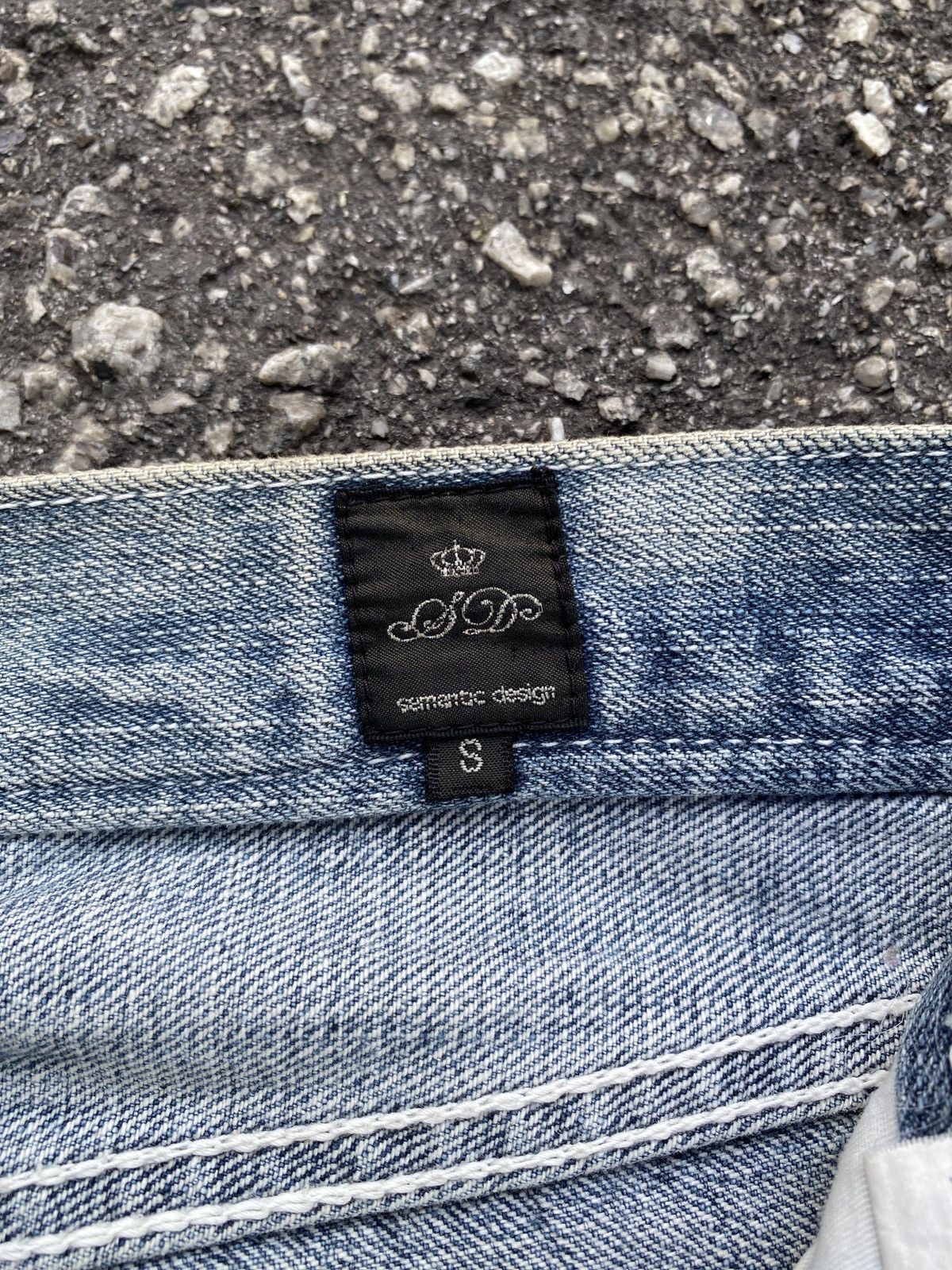 Japanese Brand Japanese Brand Semantics Design Distressed Denim Size US 29 - 16 Thumbnail
