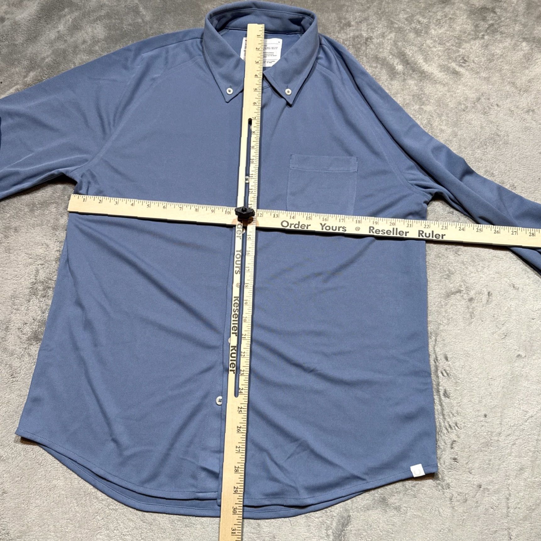 Vintage Ministry of Supply Shirt Mens XL Blue Apollo Long Sleeve Button-Down Shirt Size US XL / EU 56 / 4 - 4 Thumbnail