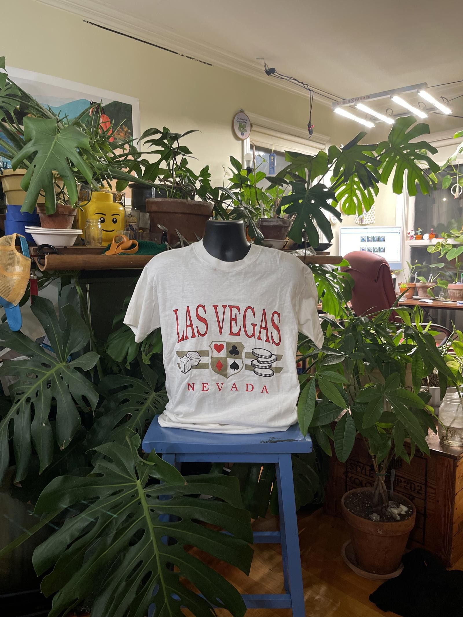 Designer Vintage Las Vegas Nevada Graphic Single Stitch Size US L / EU 52-54 / 3 - 1 Thumbnail