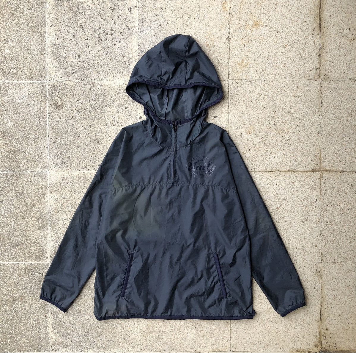 image of Hysteric Glamour Ozone Community Cagoule Jacket in Navy, Men's (Size Medium)