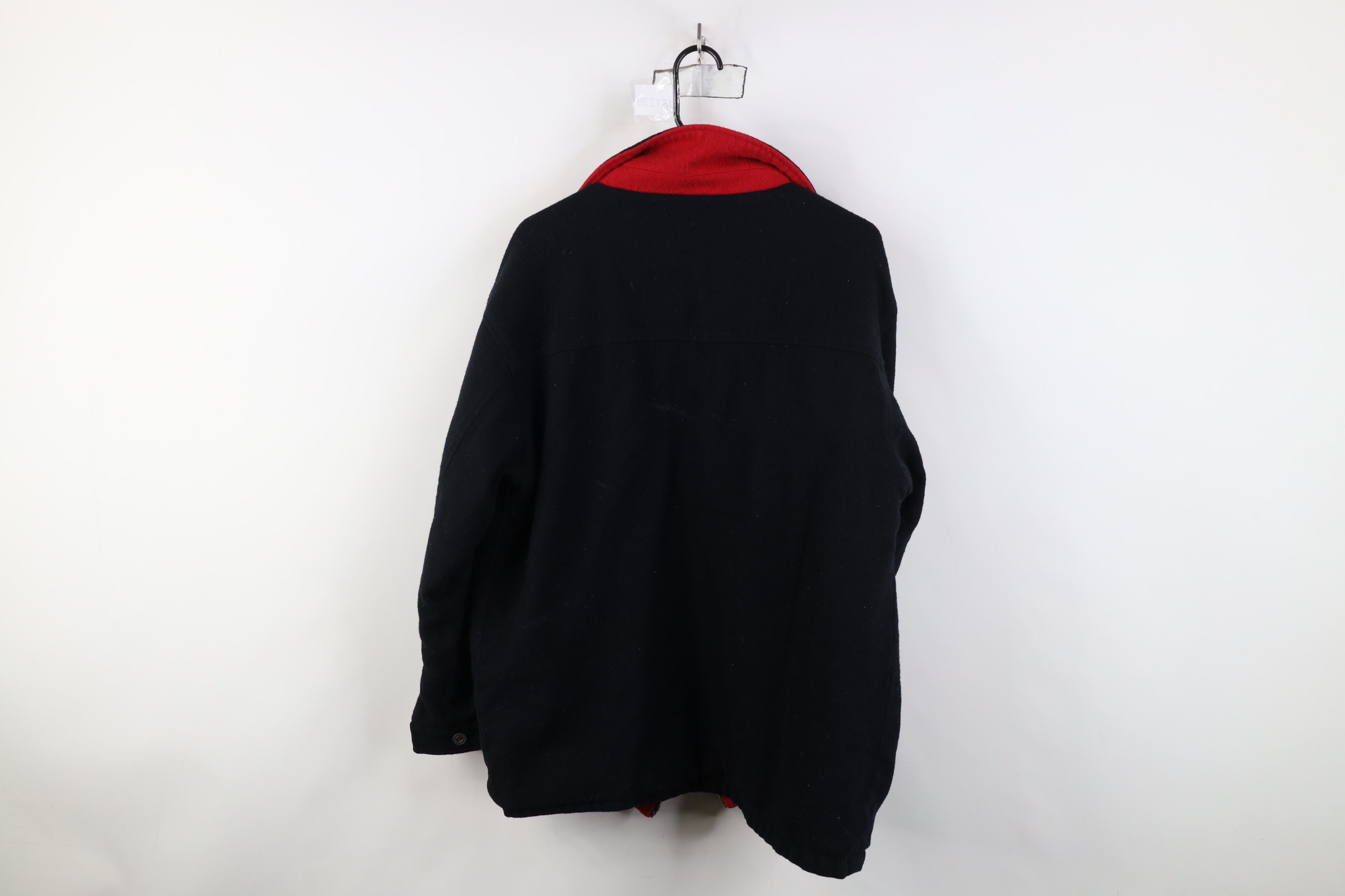 Marlboro AS IS Vintage 90s Marlboro Reversible Wool Bomber Jacket Size US M / EU 48-50 / 2 - 16 Thumbnail