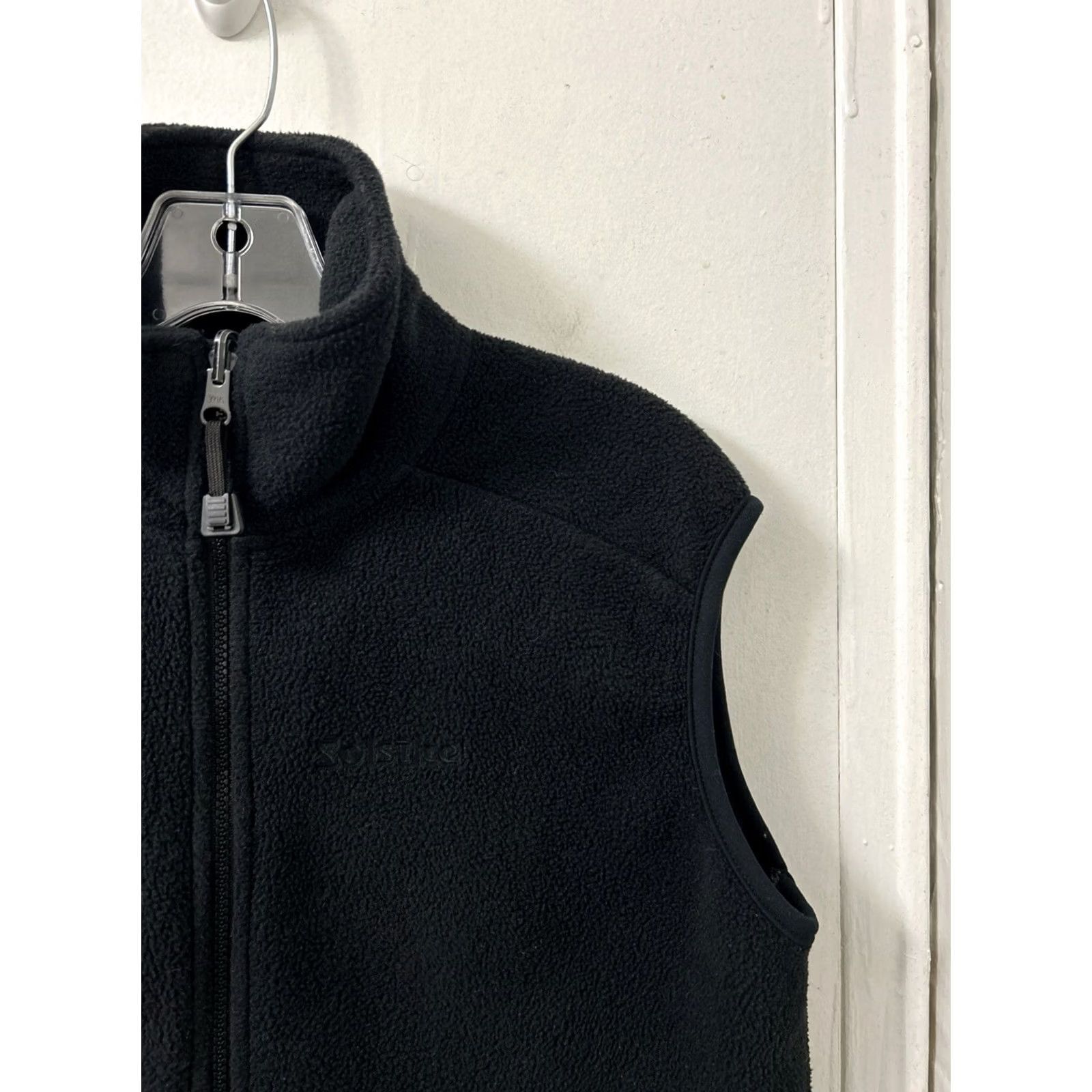 Vintage Solstice Polartec Fleece Vest Womens Small Black Full Zip USA Made Hiking Vest Solstice Logo Zipper Pocket Womens Activewear Vest Size S / US 4 / IT 40 - 4 Thumbnail