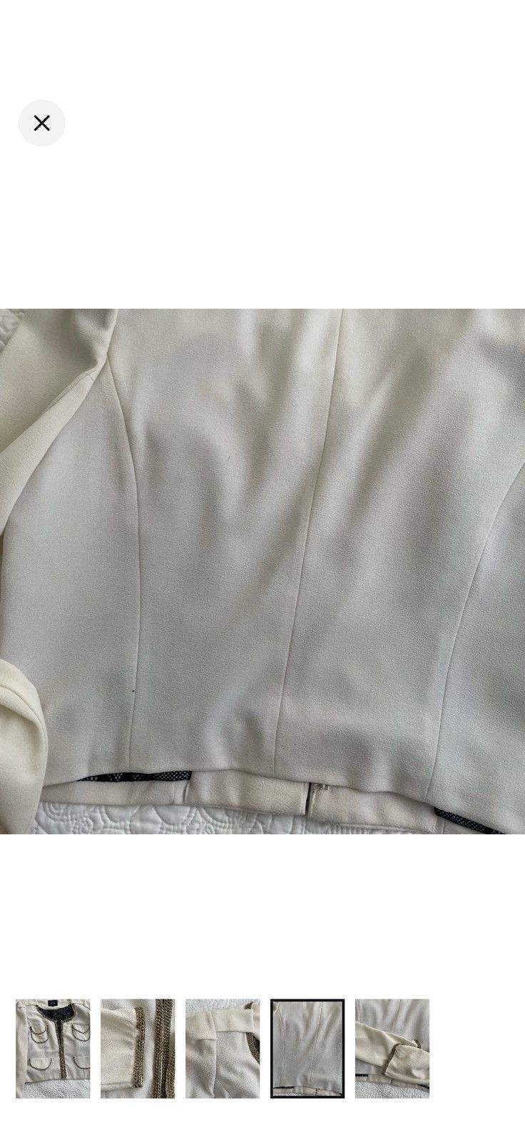 Other Cropped Blazer - chain trimmed sz Lrg Size L / US 10 / IT 46 - 4 Thumbnail