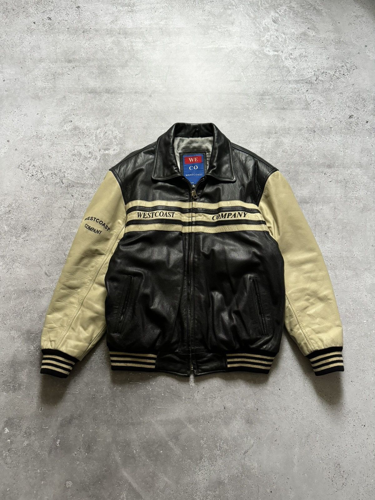 Vintage 90s West Coast Company Leather Jacket