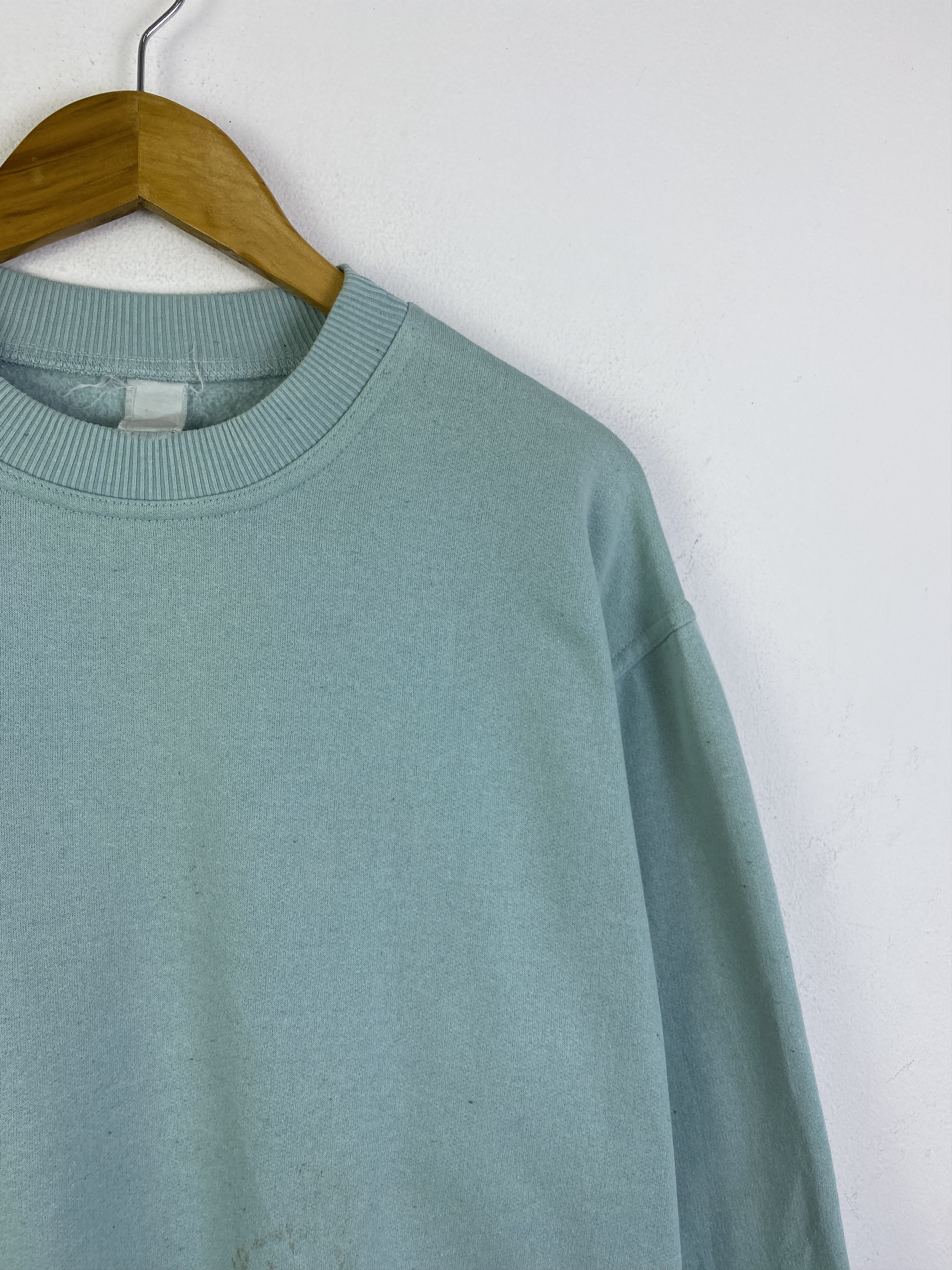 Other Vintage 90s Plain Crewneck Pullover Sweatshirt SH0331 Size US XL / EU 56 / 4 - 6 Thumbnail