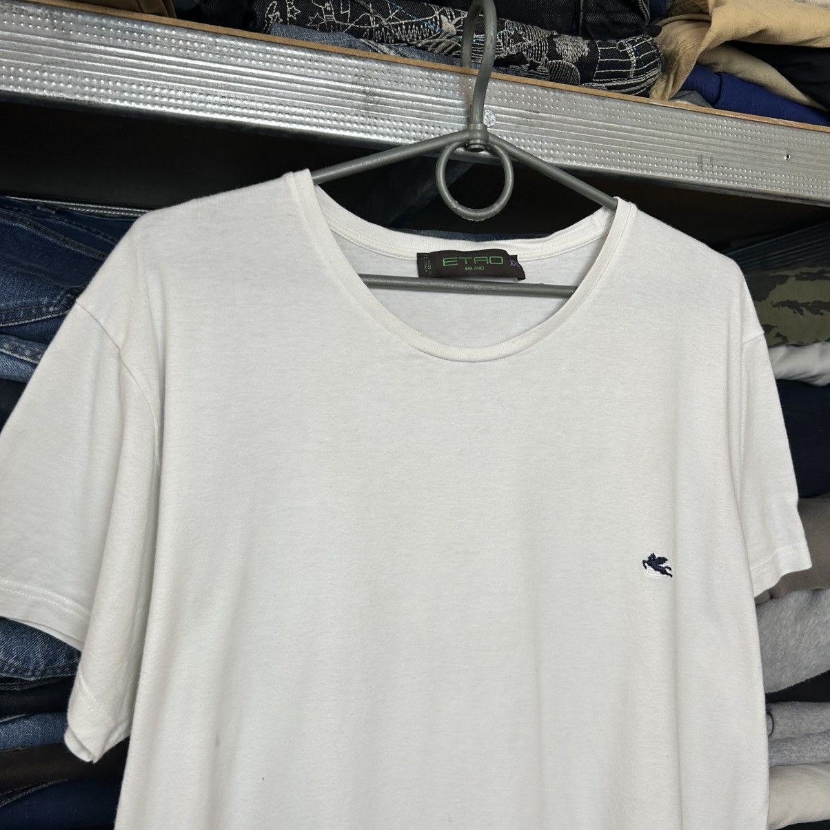 Etro Luxury Etro Small logo Designer Womens streetwear tee Size XXL / US 16-18 / IT 52-54 - 2 Thumbnail