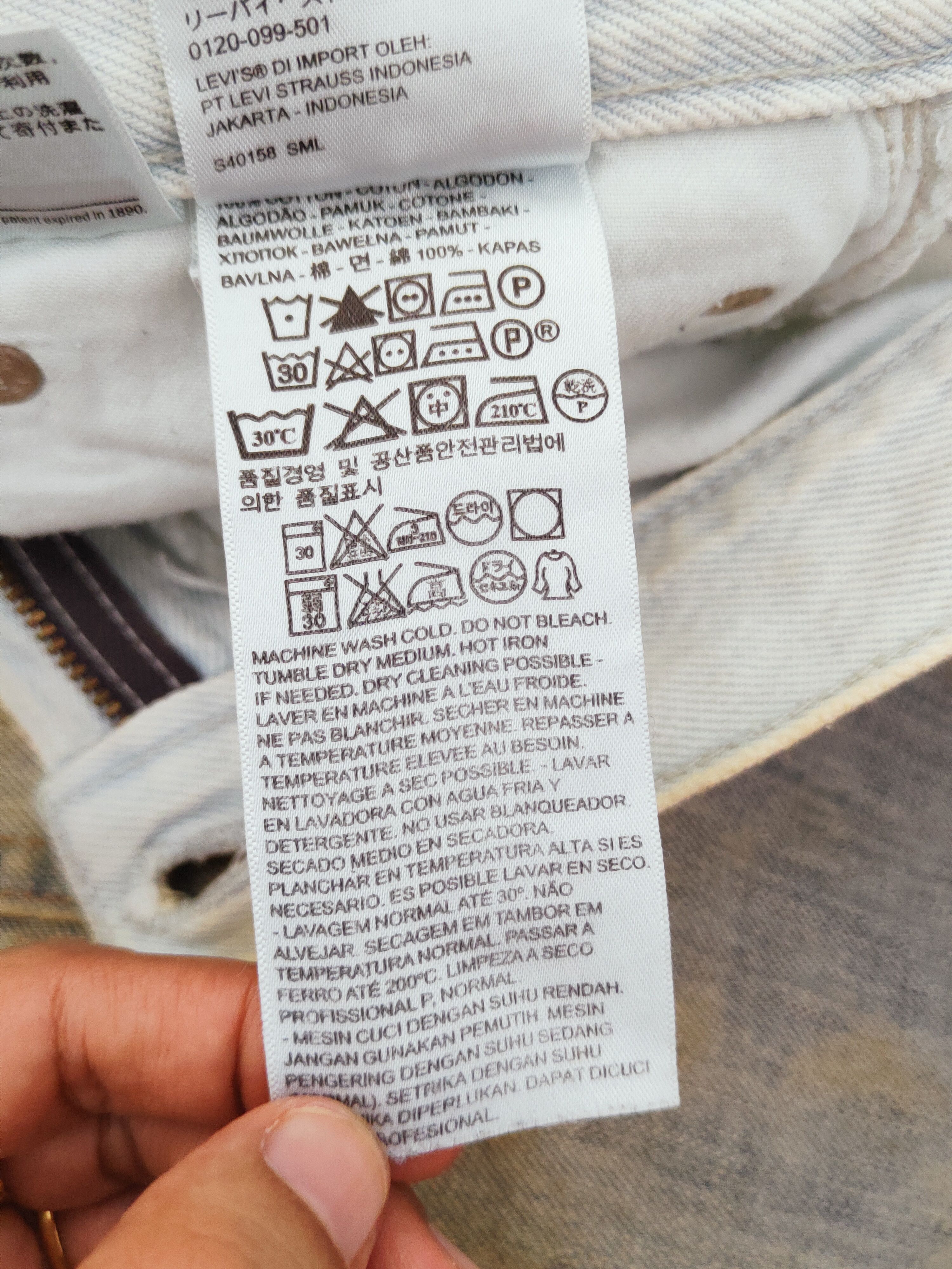 Levi's Levi's Blue Faded Distressed Ripped Jeans #W783 Size US 32 / EU 48 - 18 Thumbnail