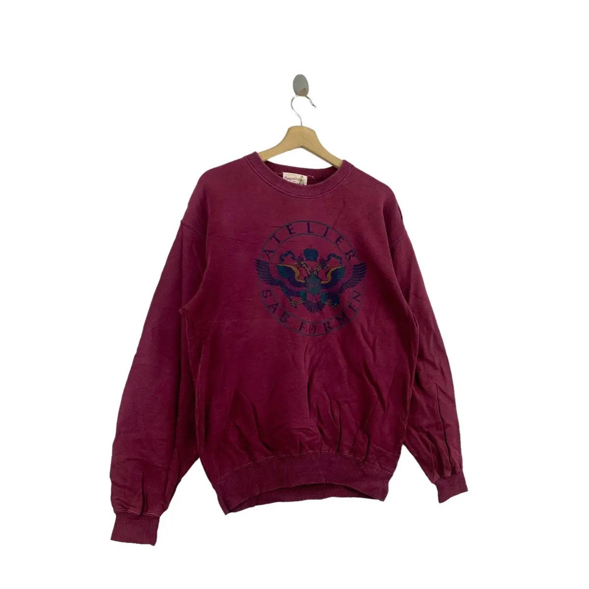Vintage Vintage 90’ ATELIER SAB Crest Logo Eagle Made In Japan Size US L / EU 52-54 / 3 - 4 Thumbnail