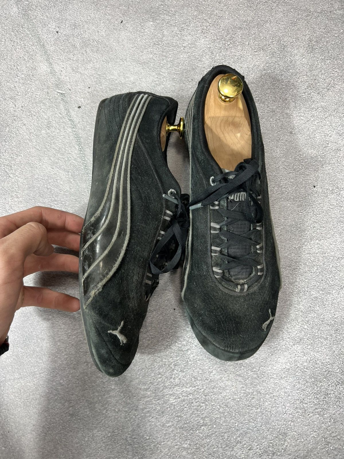 Puma Vintage 2000's Puma Y2K Hype Speedcat Black low top sneakers Size US 7 / EU 40 - 4 Thumbnail