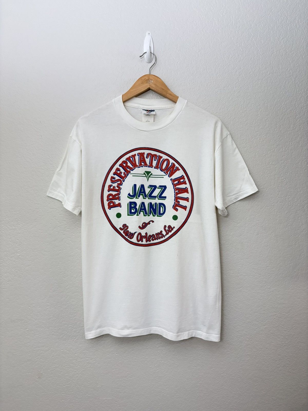 Vintage 90’s Reservation Hall Jazz Band Vintage Tee Size US M / EU 48-50 / 2 - 1 Thumbnail