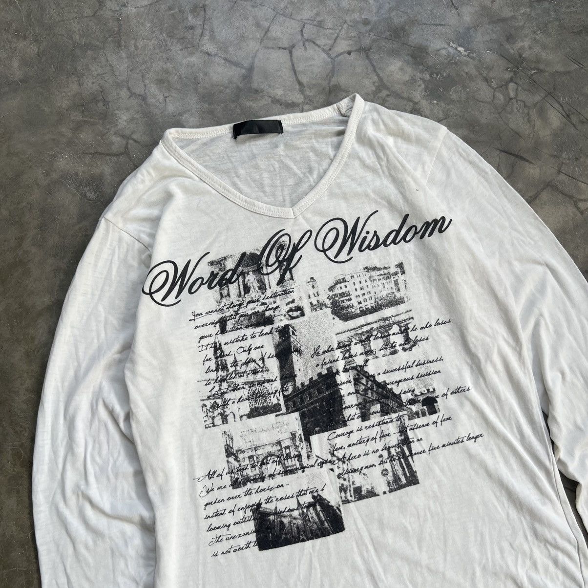 Beauty Beast 2000’s Double Focus Vkei Style Poem Longsleeve Shirt Size US M / EU 48-50 / 2 - 2 Thumbnail
