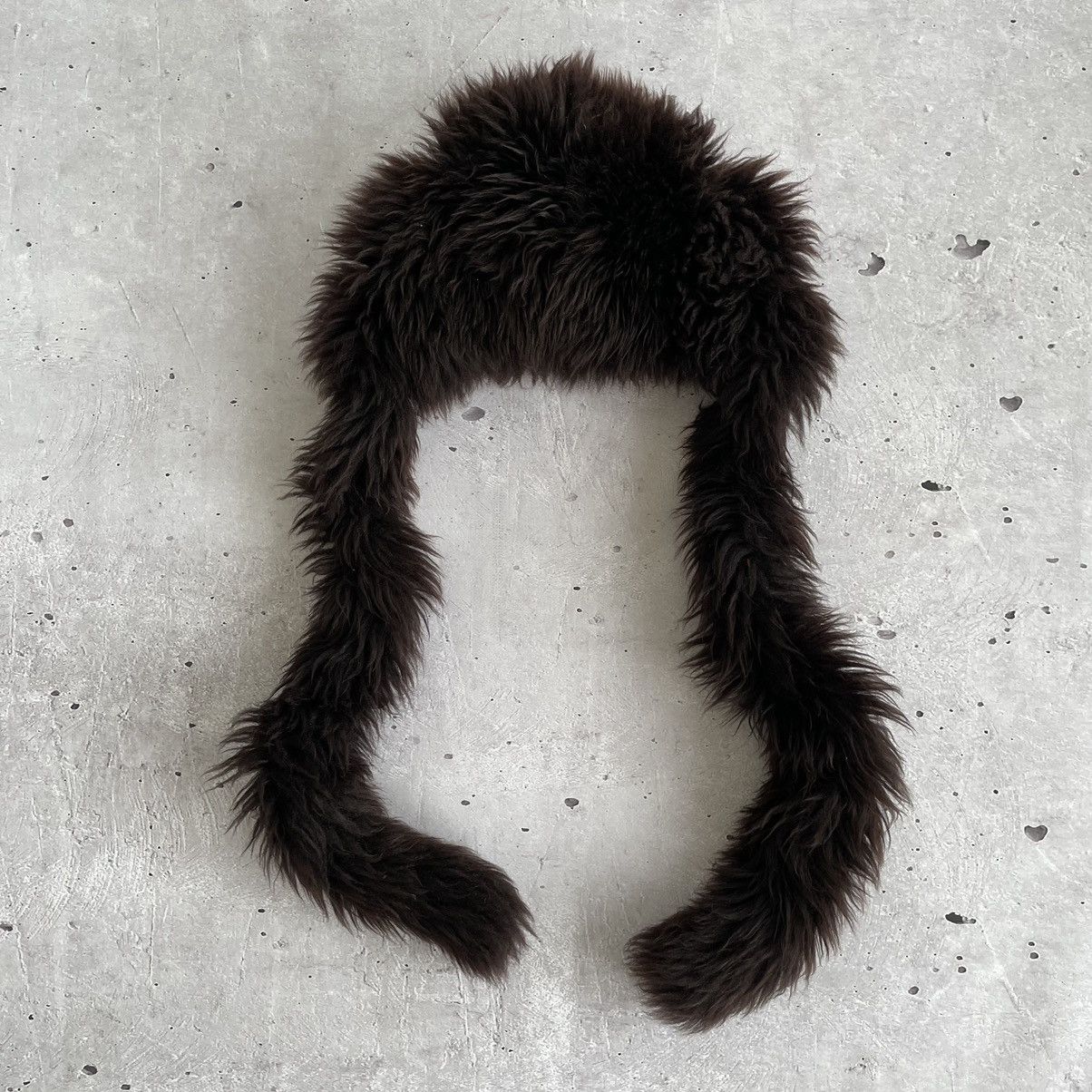 Japanese Brand × Vintage Vintage Hat Ushanka Mohair Fuzzy Y2K Cap Size ONE SIZE - 4 Thumbnail