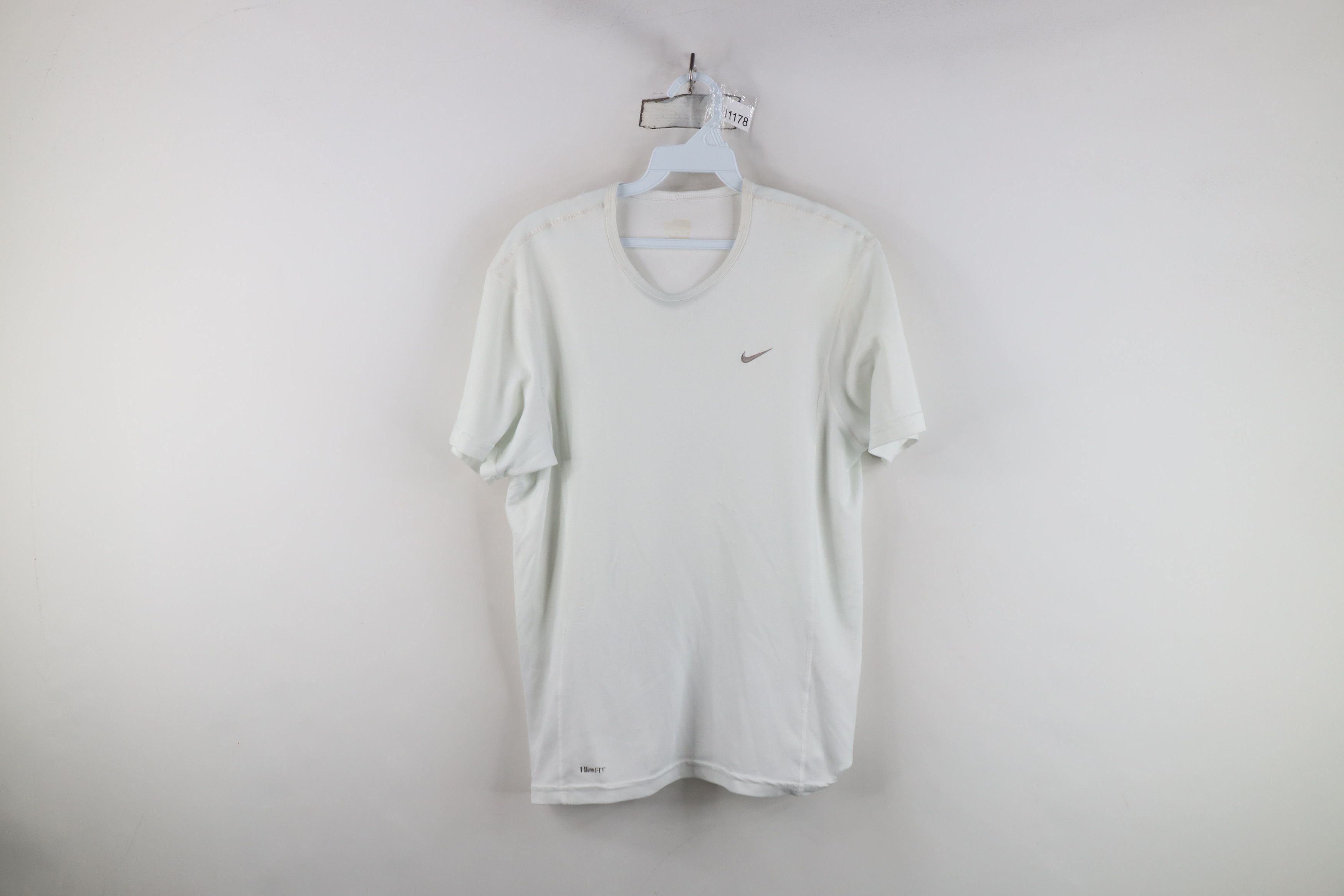 Nike Vintage Nike Travis Scott Mini Swoosh Knit T-Shirt White Size US S / EU 44-46 / 1 - 1 Thumbnail