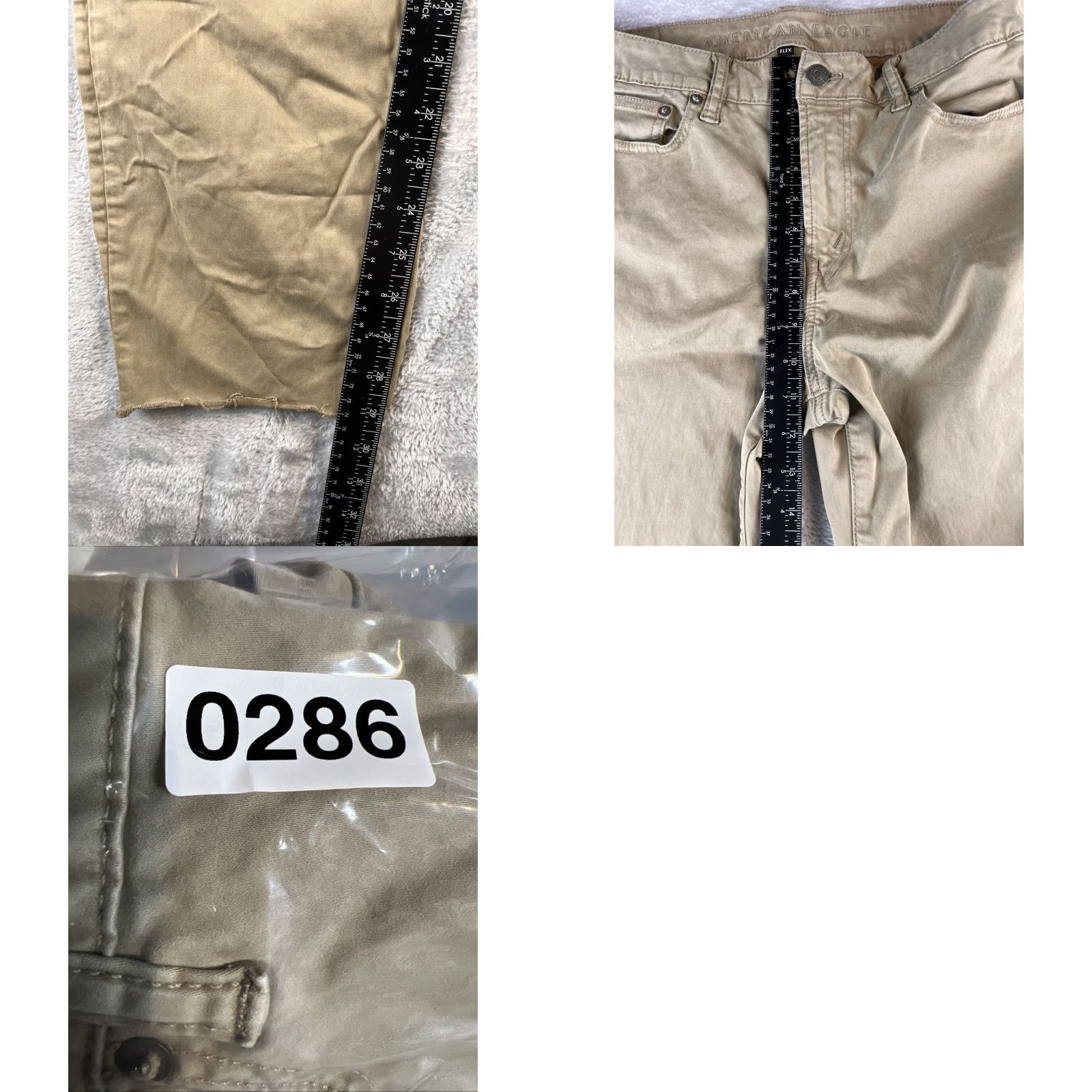 American Eagle Outfitters VINTAGE American Eagle Outfitters Chino Pants Mens Slim Straight 32 Regular Beige 36 Inseam Size US 32 / EU 48 - 8 Thumbnail