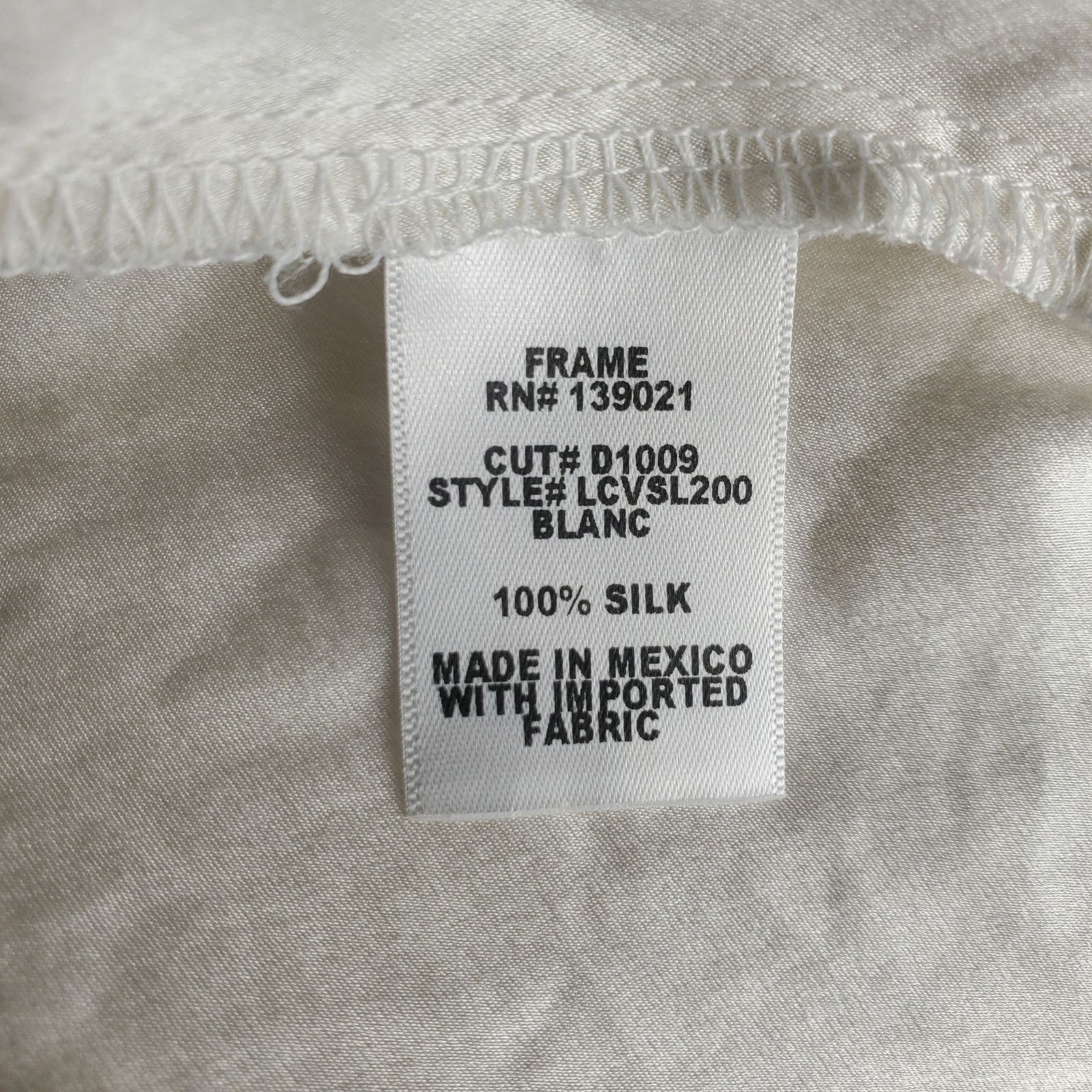 Frame Frame White Silk Tank Top Small Size L / US 10 / IT 46 - 9 Thumbnail