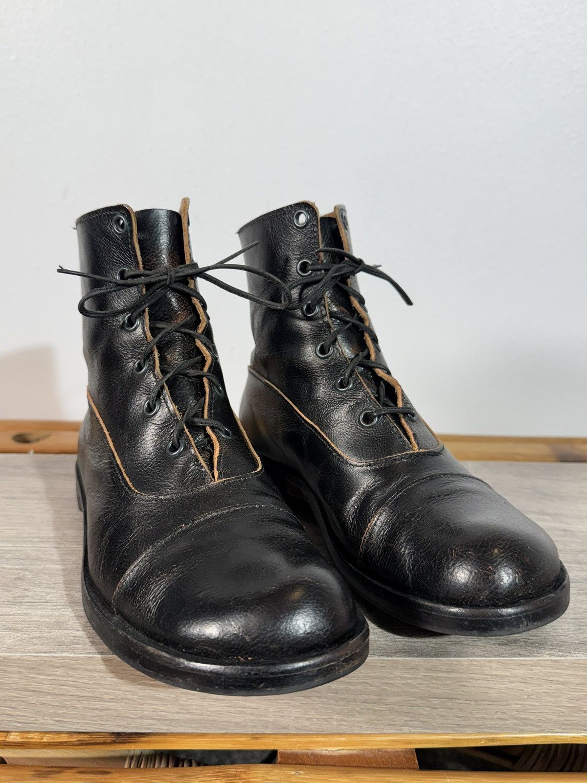 CYDWOQ Women’s CYDWOQ Artisan Handmade Leather Boots Size 6 (36 EU) Size US 6 / IT 36 - 3 Thumbnail