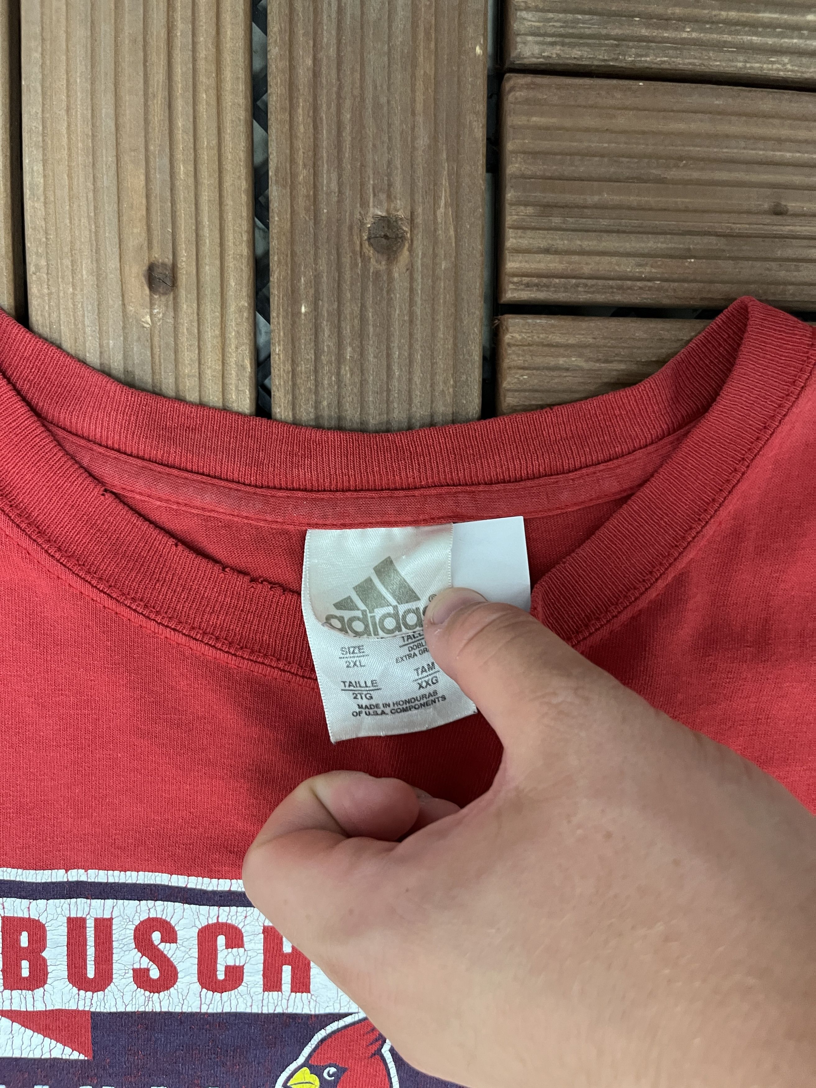 Adidas × Vintage St. Louis Cardinals Busch Stadium Final Season Vintage Tee Size US XXL / EU 58 / 5 - 5 Thumbnail