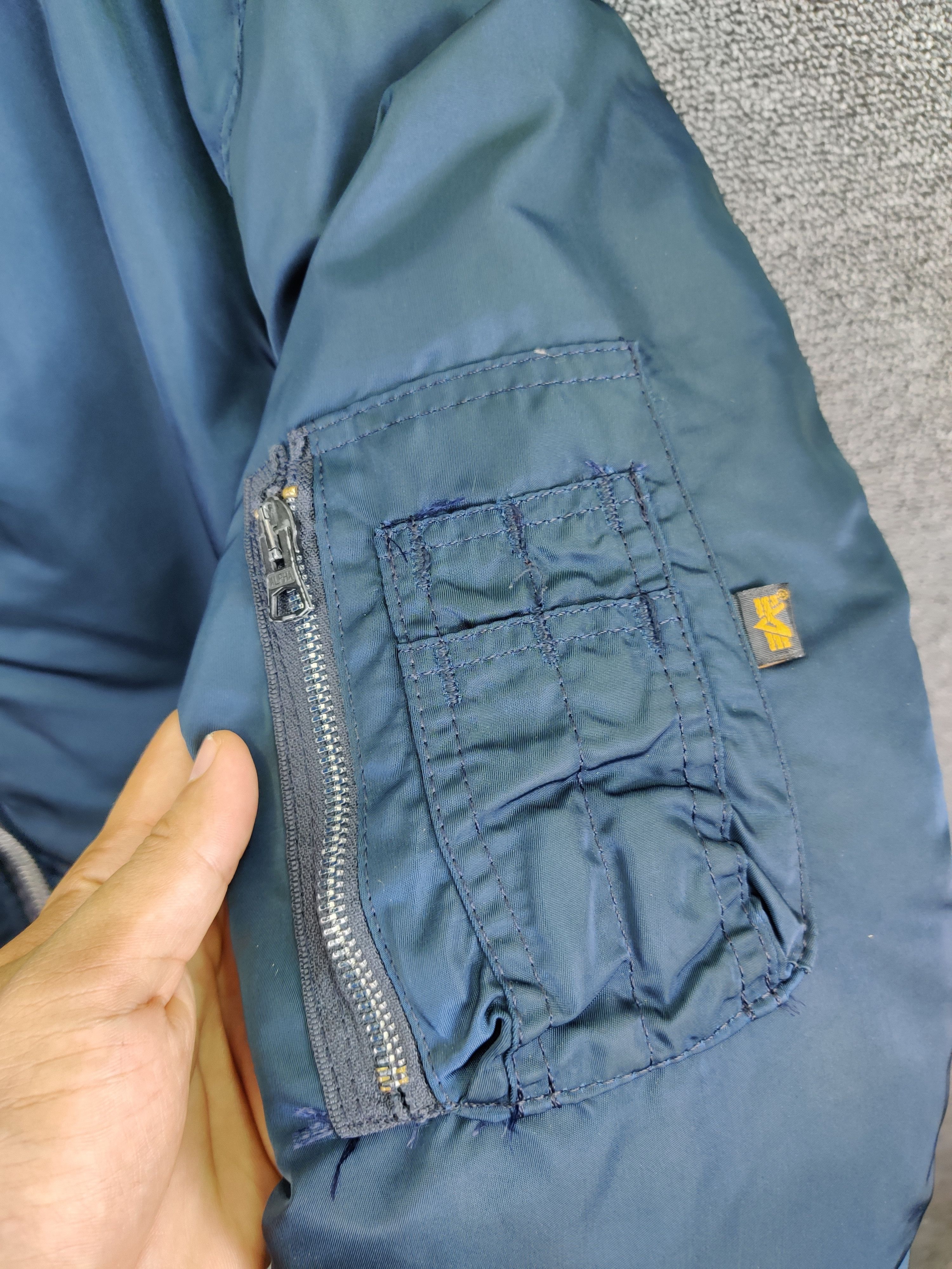 Alpha Industries Vintage Alpha Industries MA-1 Flight Bomber Jacket Size US M / EU 48-50 / 2 - 6 Thumbnail